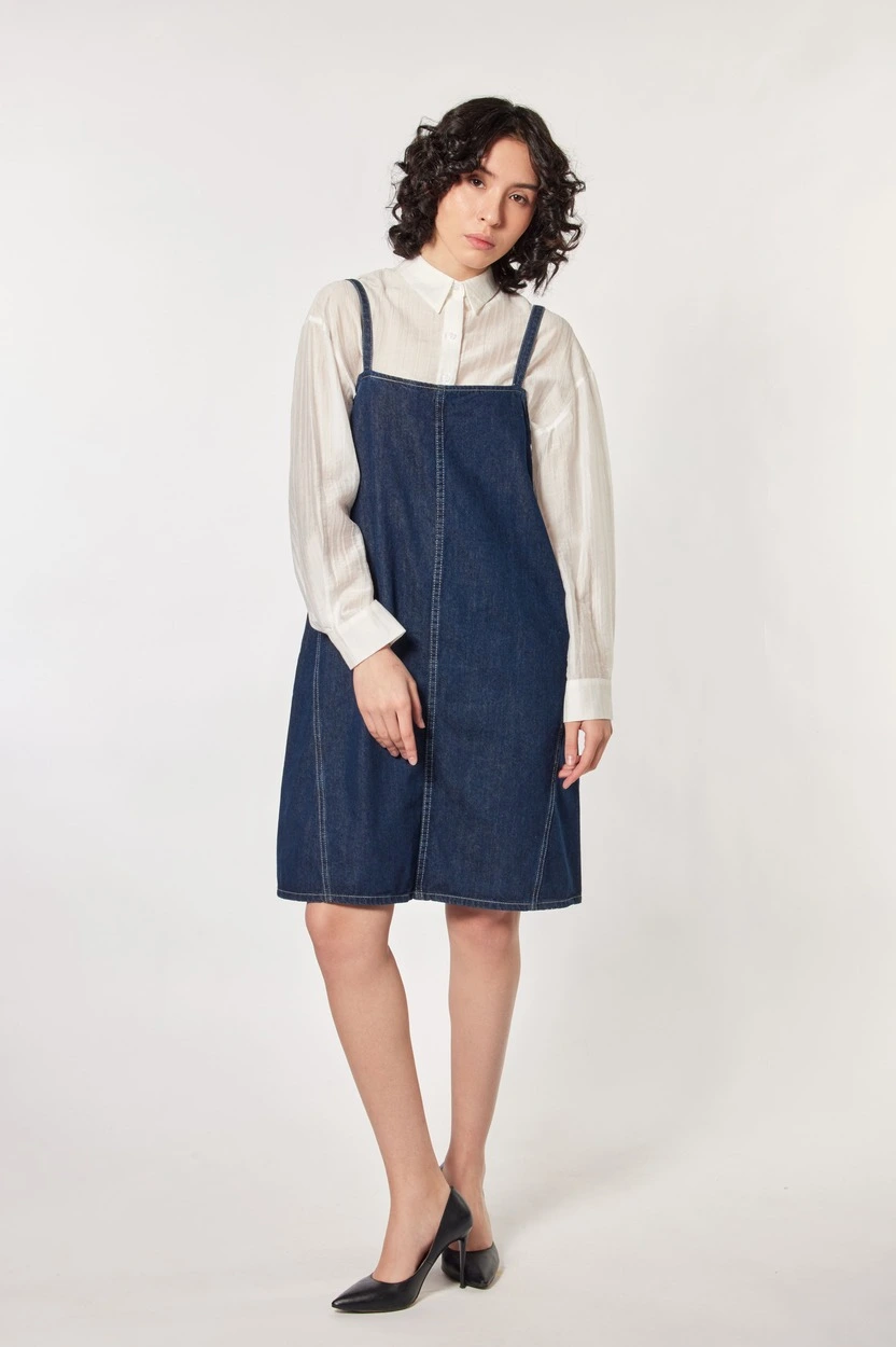 Платье синий для женщин 44243-65 54