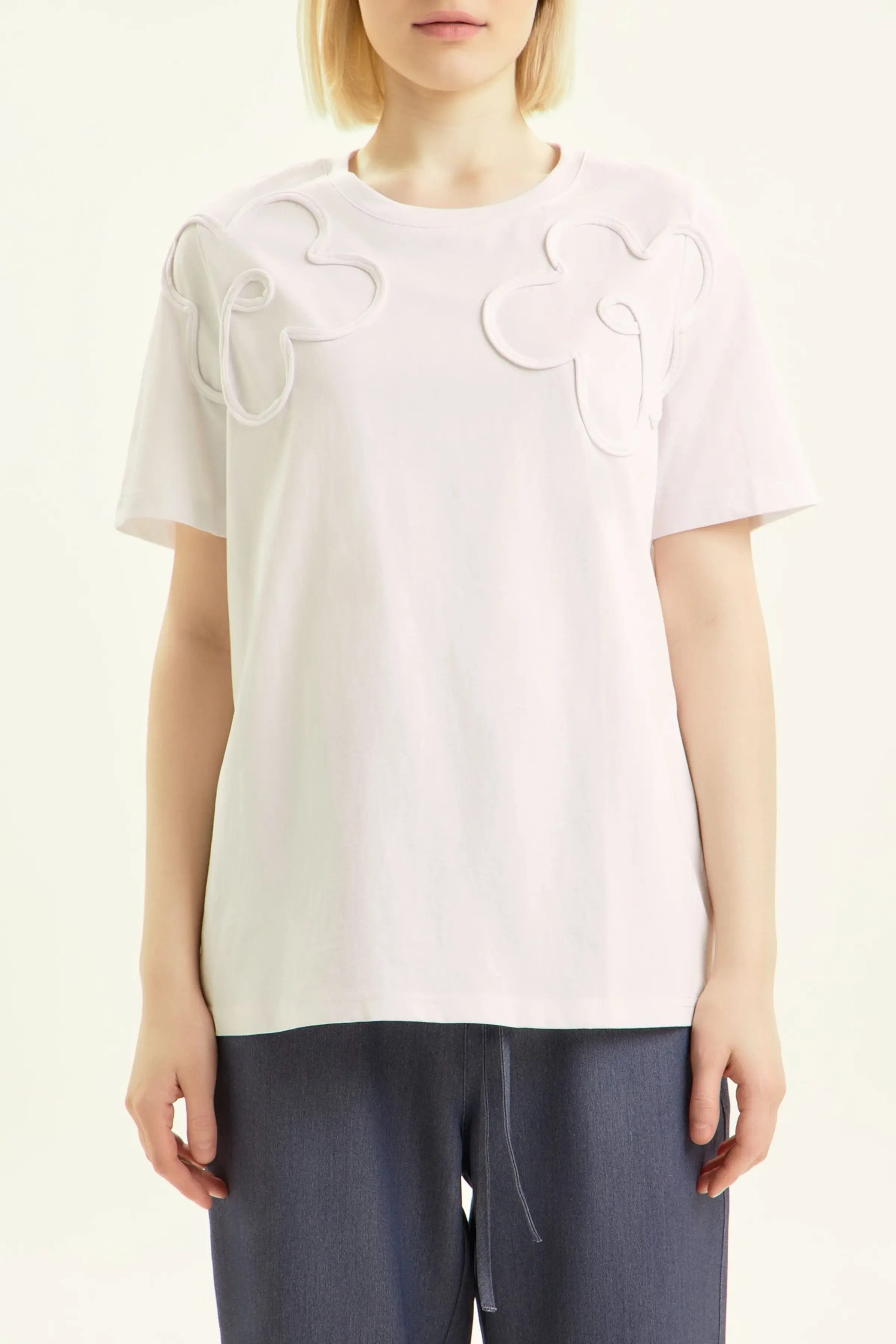 Футболка белый для женщин 44198-4 67