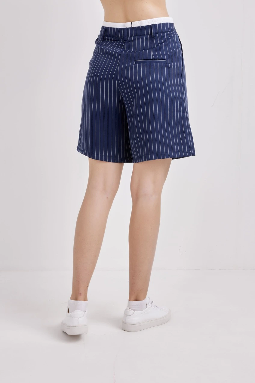 Шорты синий в полоску для женщин 41235-158 57