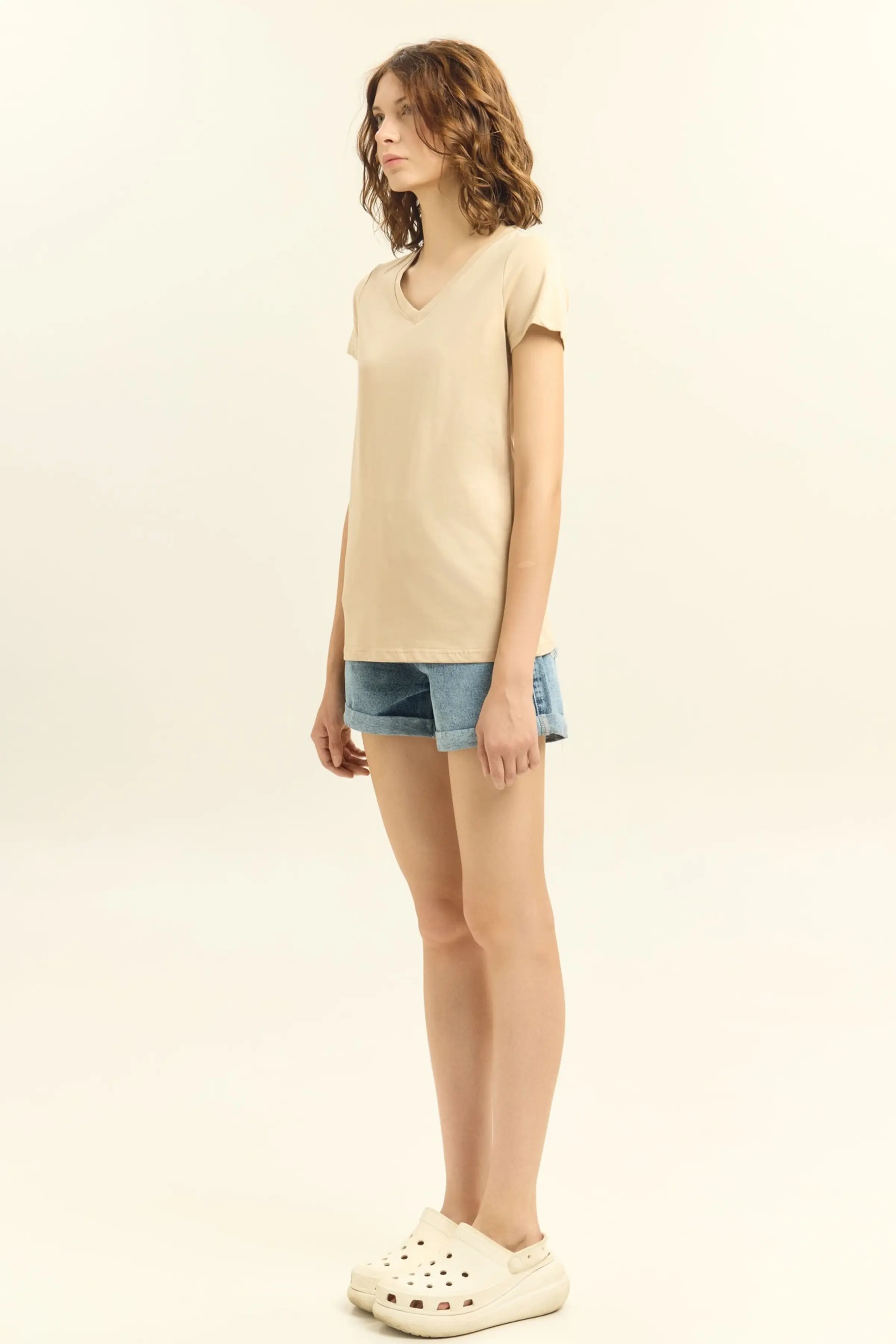 Футболка бежевый для женщин 45262-15 67