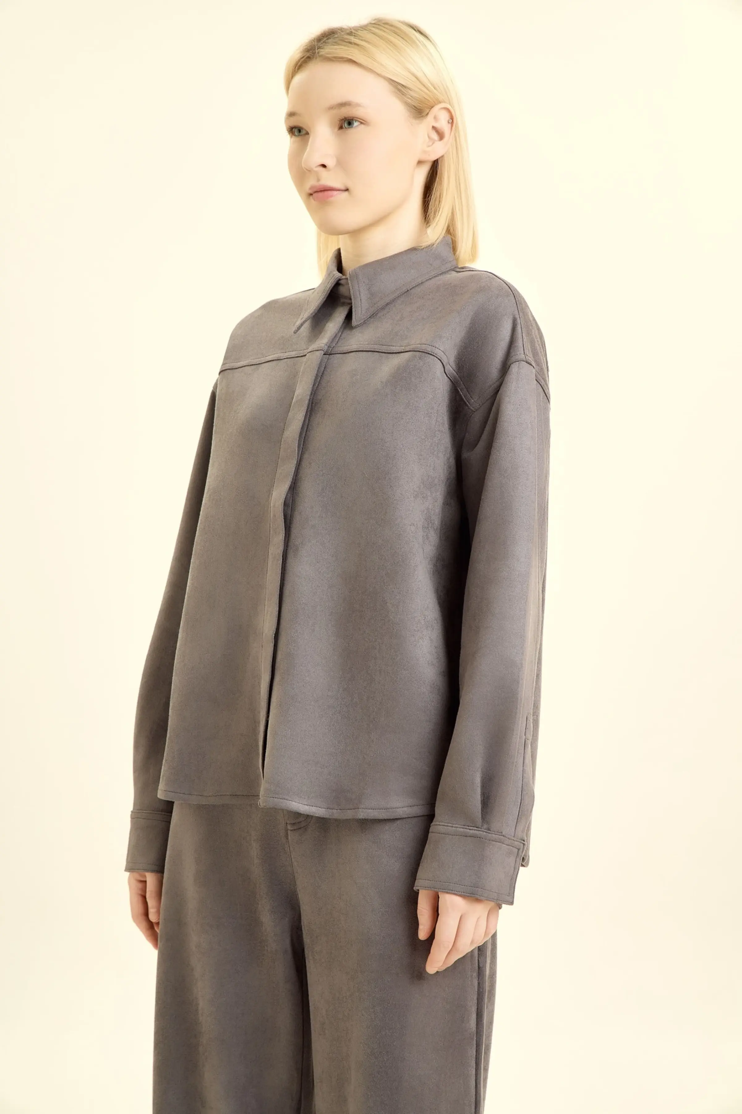 Рубашка серый для женщин 46131-61 66