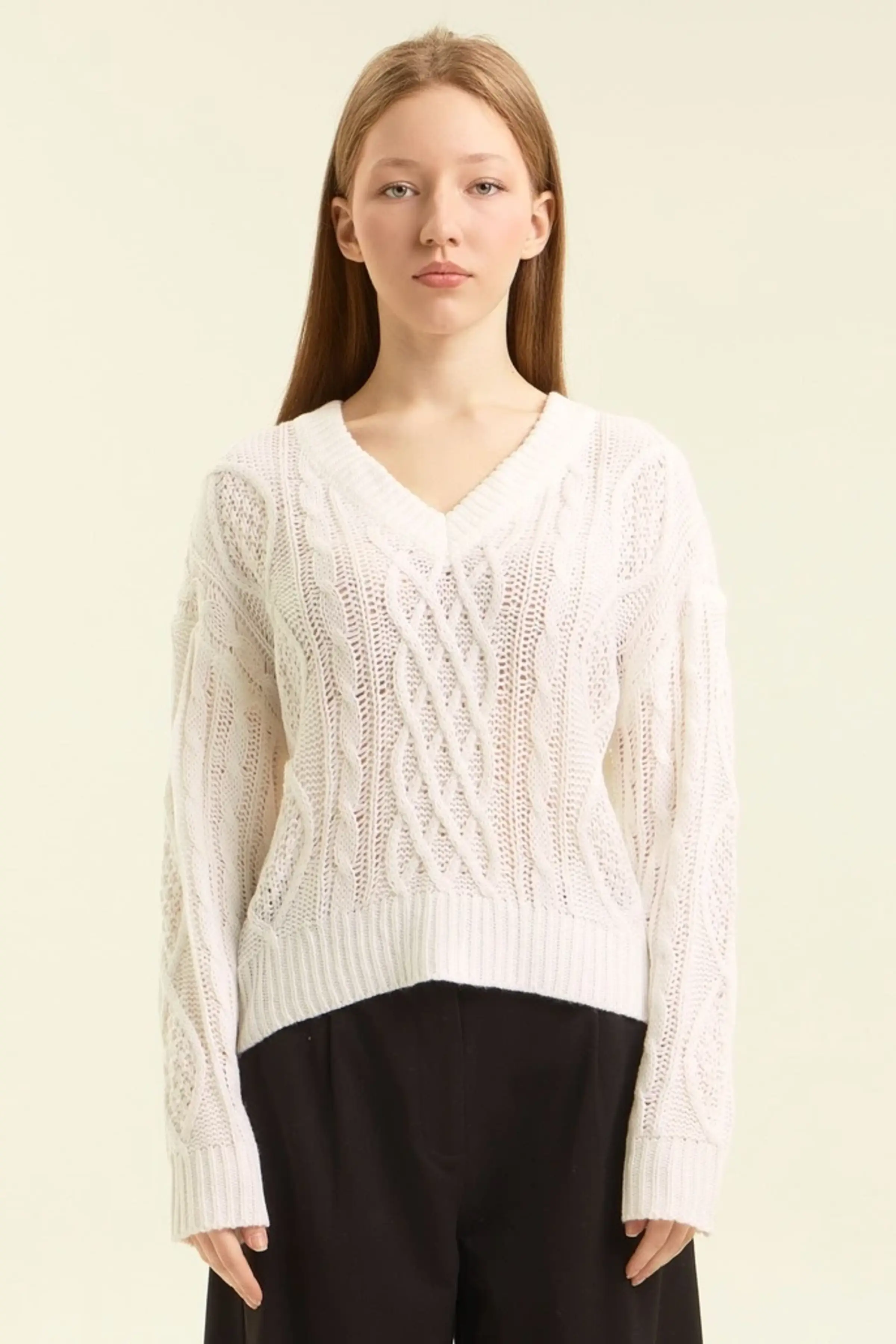 Свитер белый для женщин 47304-4 65