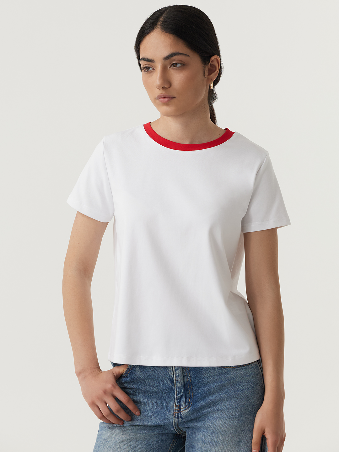 Футболка красный для женщин 48272-7 67