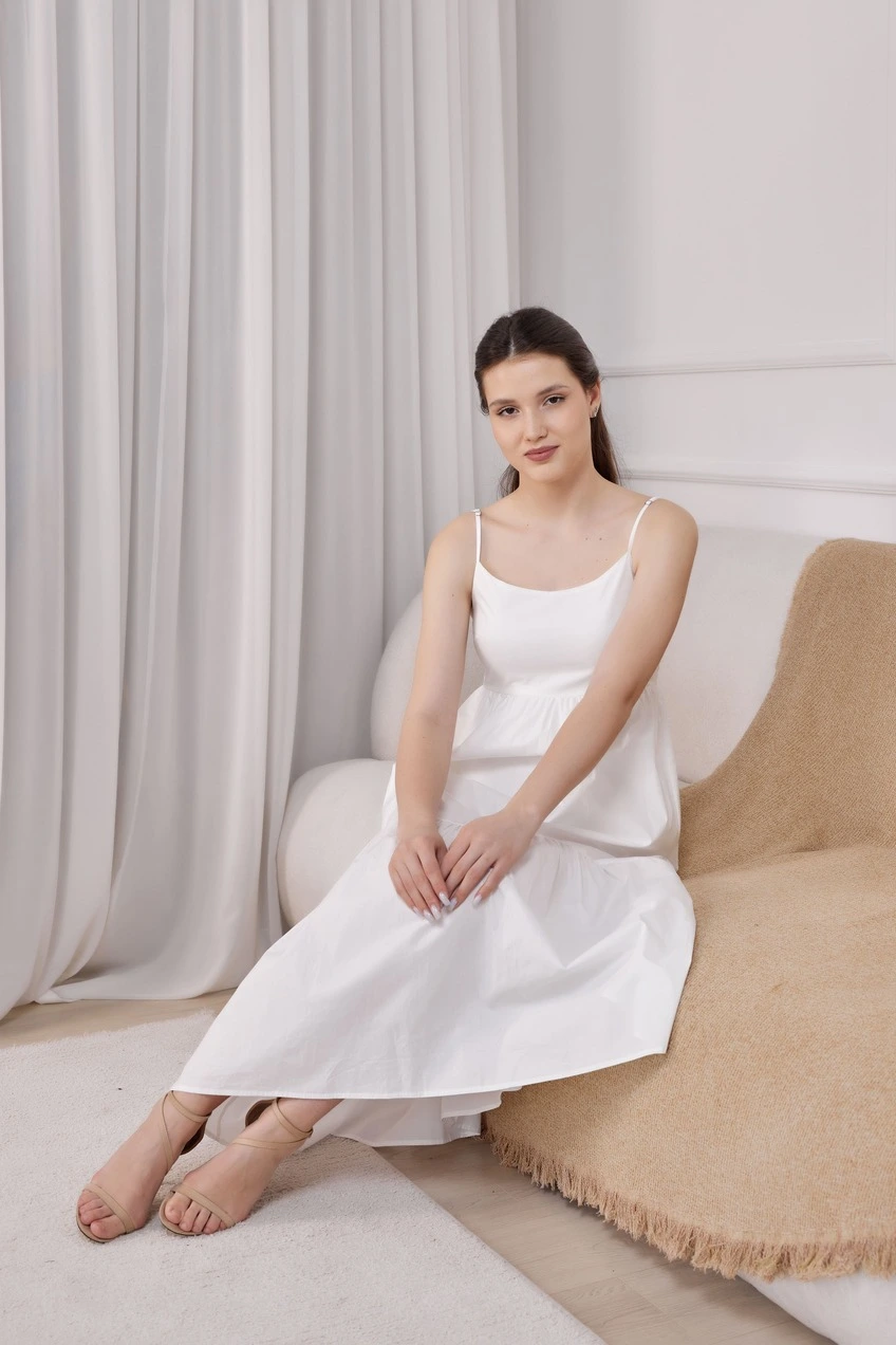 Сарафан белый для женщин 41306-4 48