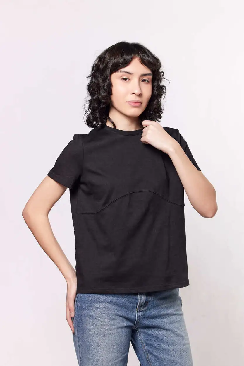 Футболка черный для женщин 44281-1 67