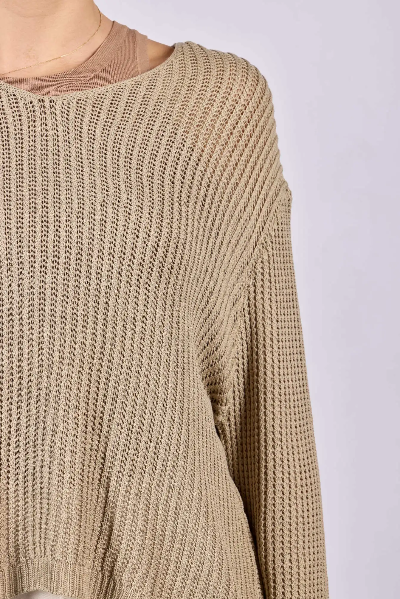 Джемпер бежевый для женщин 44109-15 60