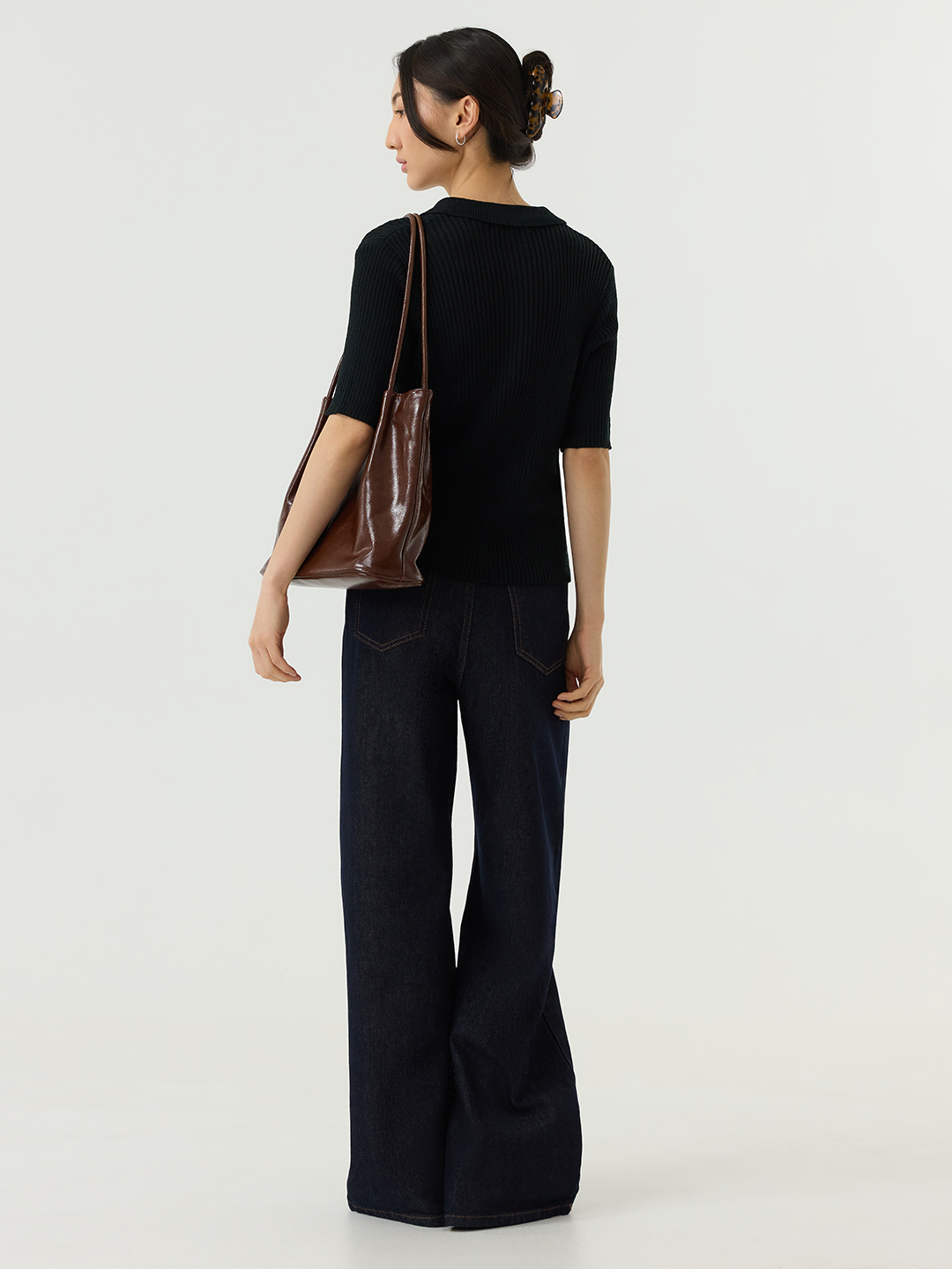 Кардиган черный для женщин 48200-1 50