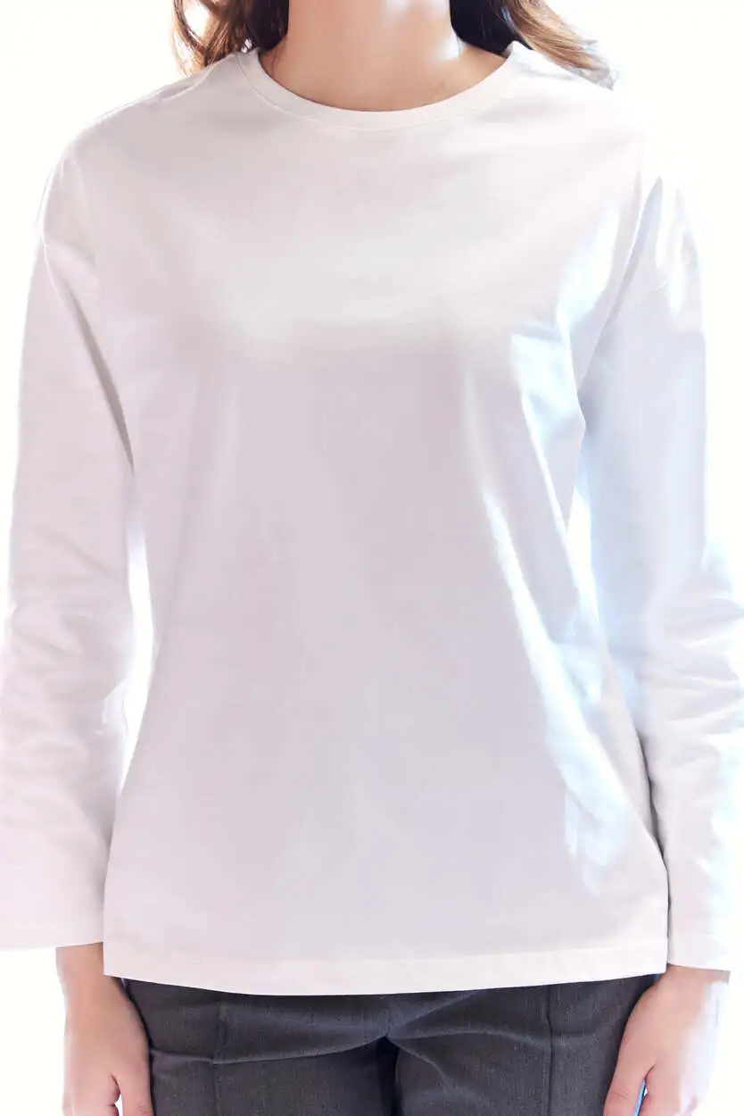 Лонгслив белый для женщин 44259-4 59