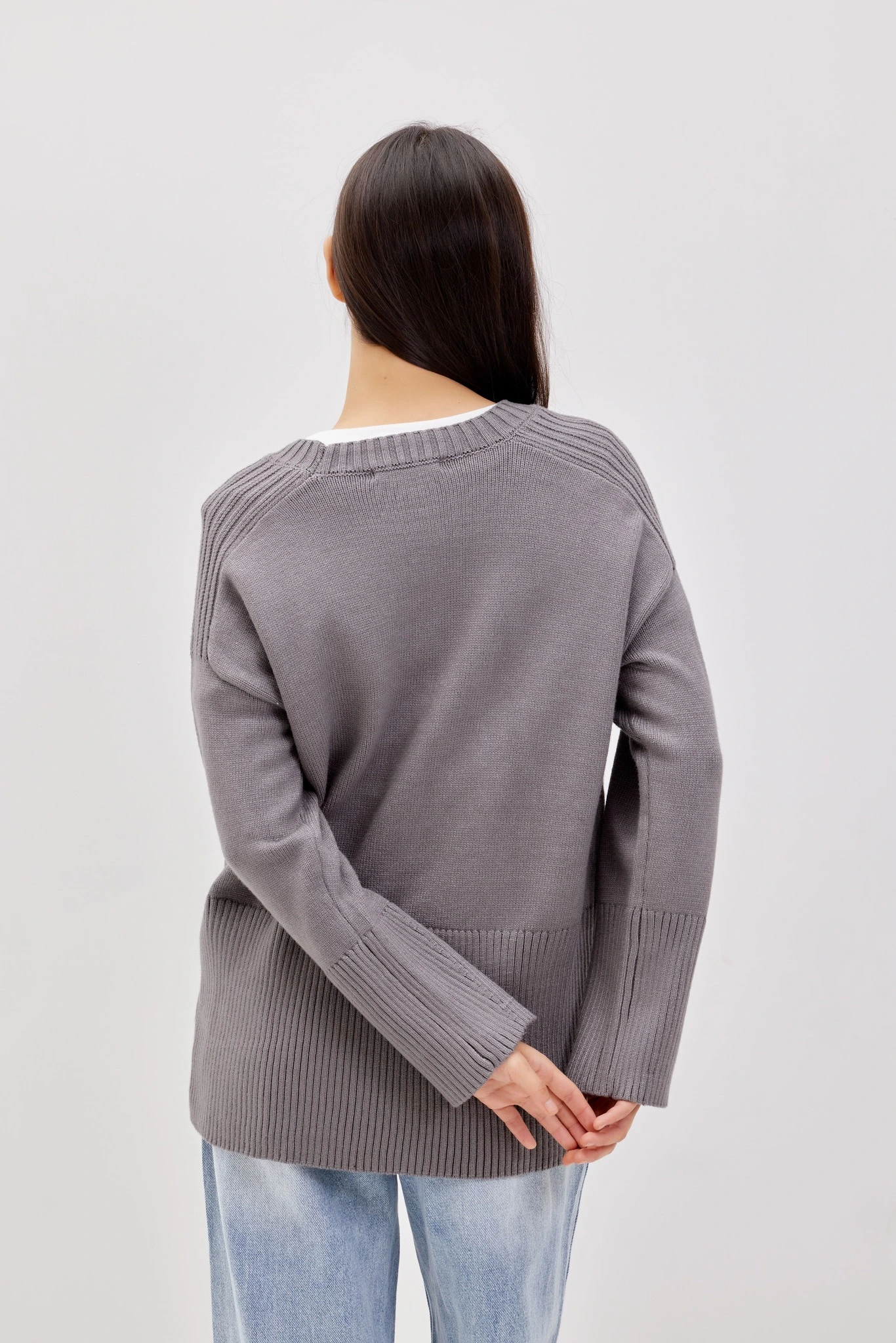 Джемпер серый для женщин 42202-61 60