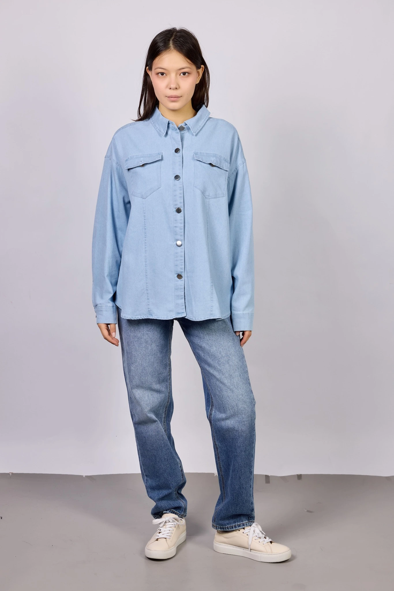 Рубашка голубой для женщин 42213-10 66