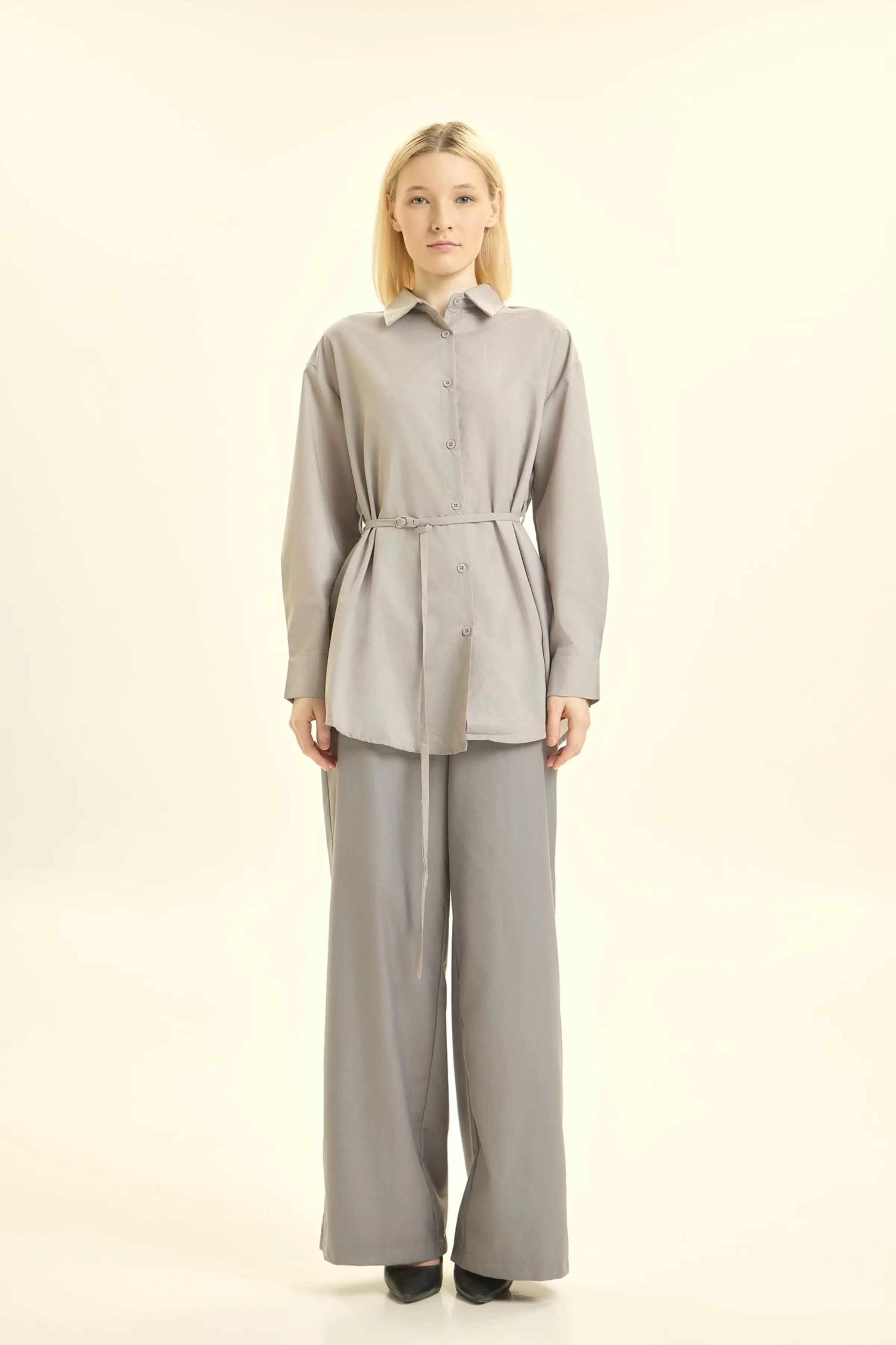 Рубашка серый для женщин 46161-61 66