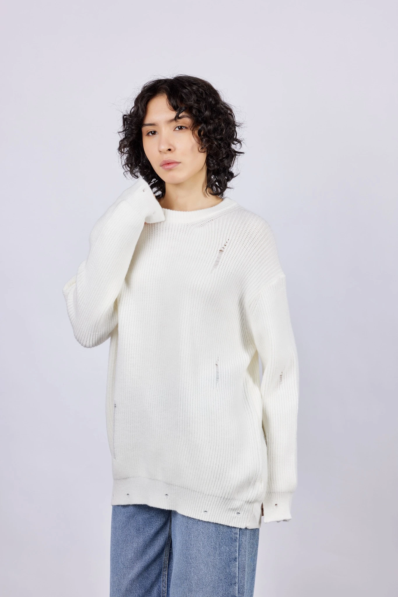 Свитер белый для женщин 43224-4 65