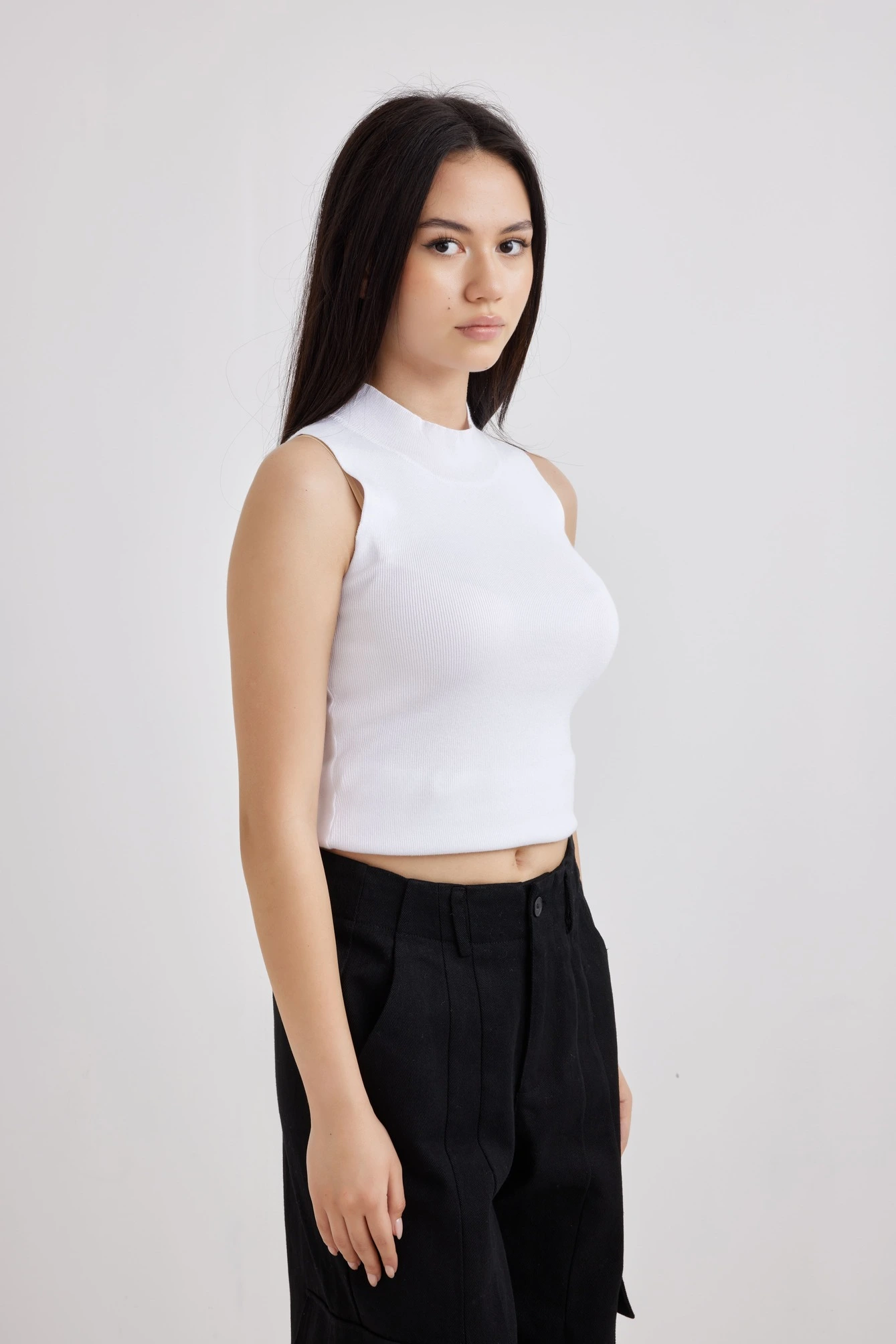 Топ белый для женщин 42102-4 46