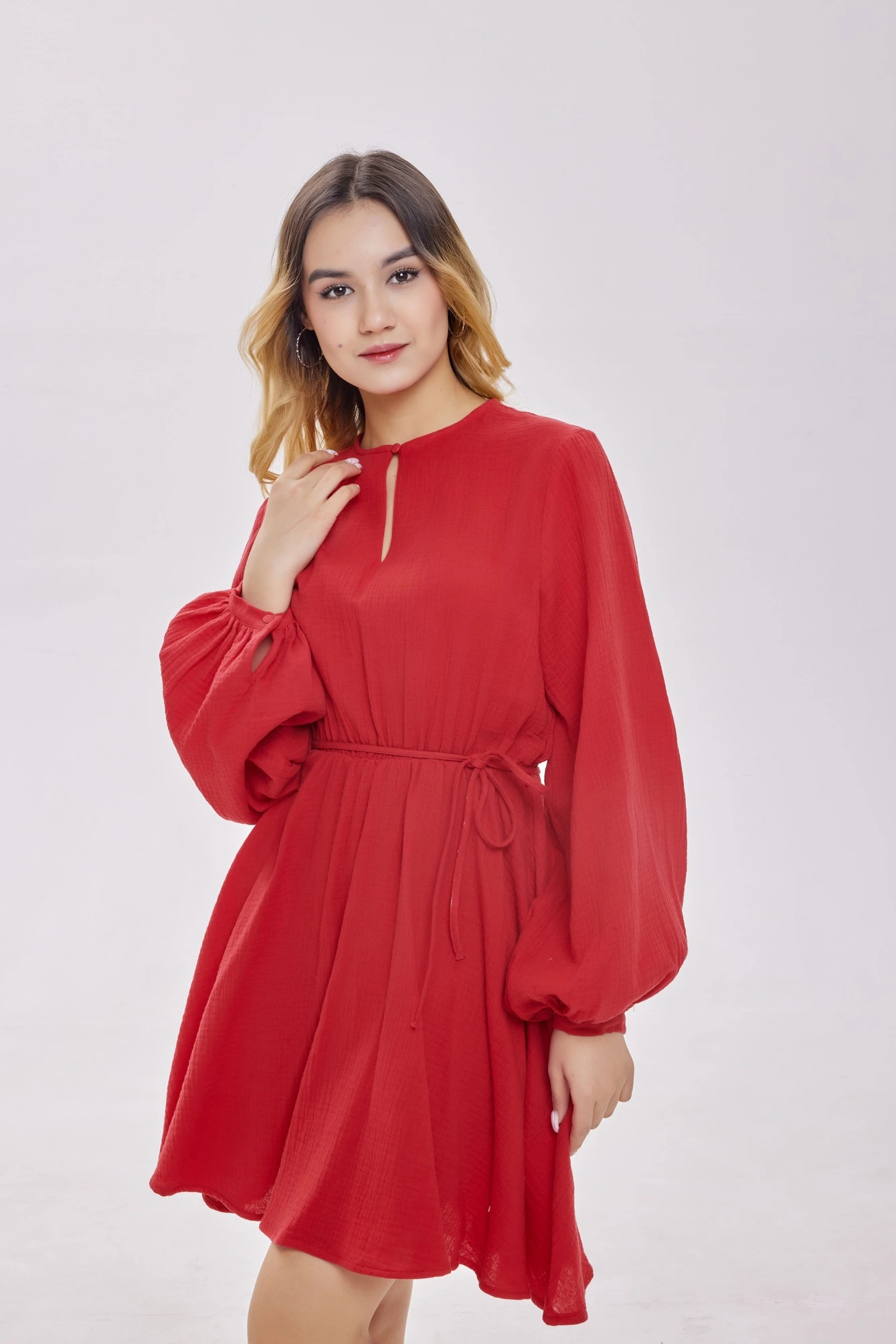 Платье красный для женщин 40184-7 54