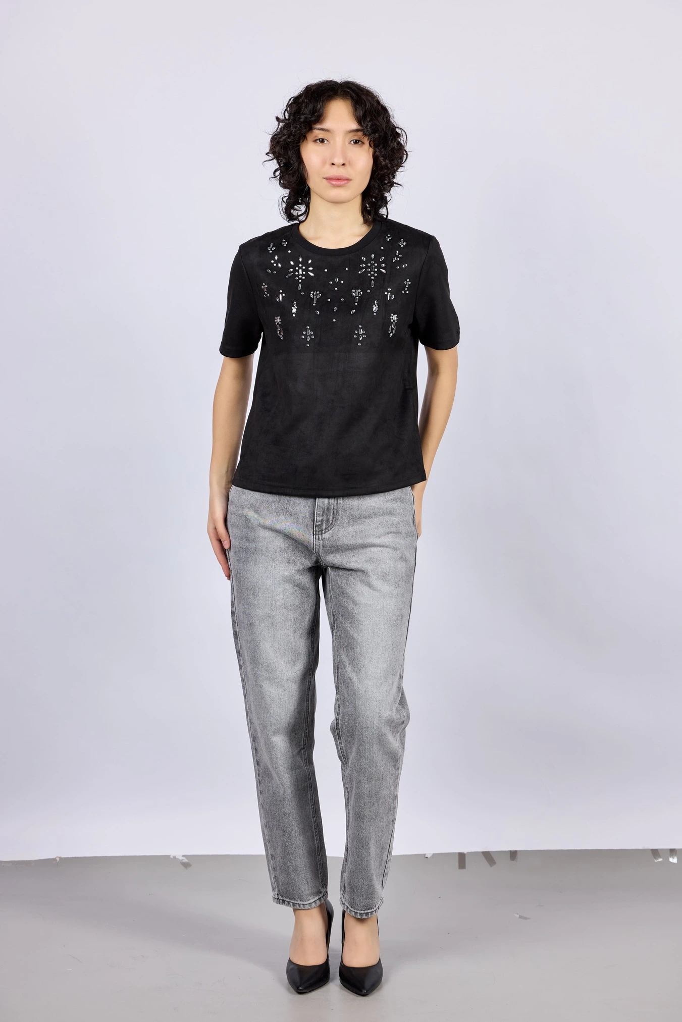 Футболка черный для женщин 43192-1 67