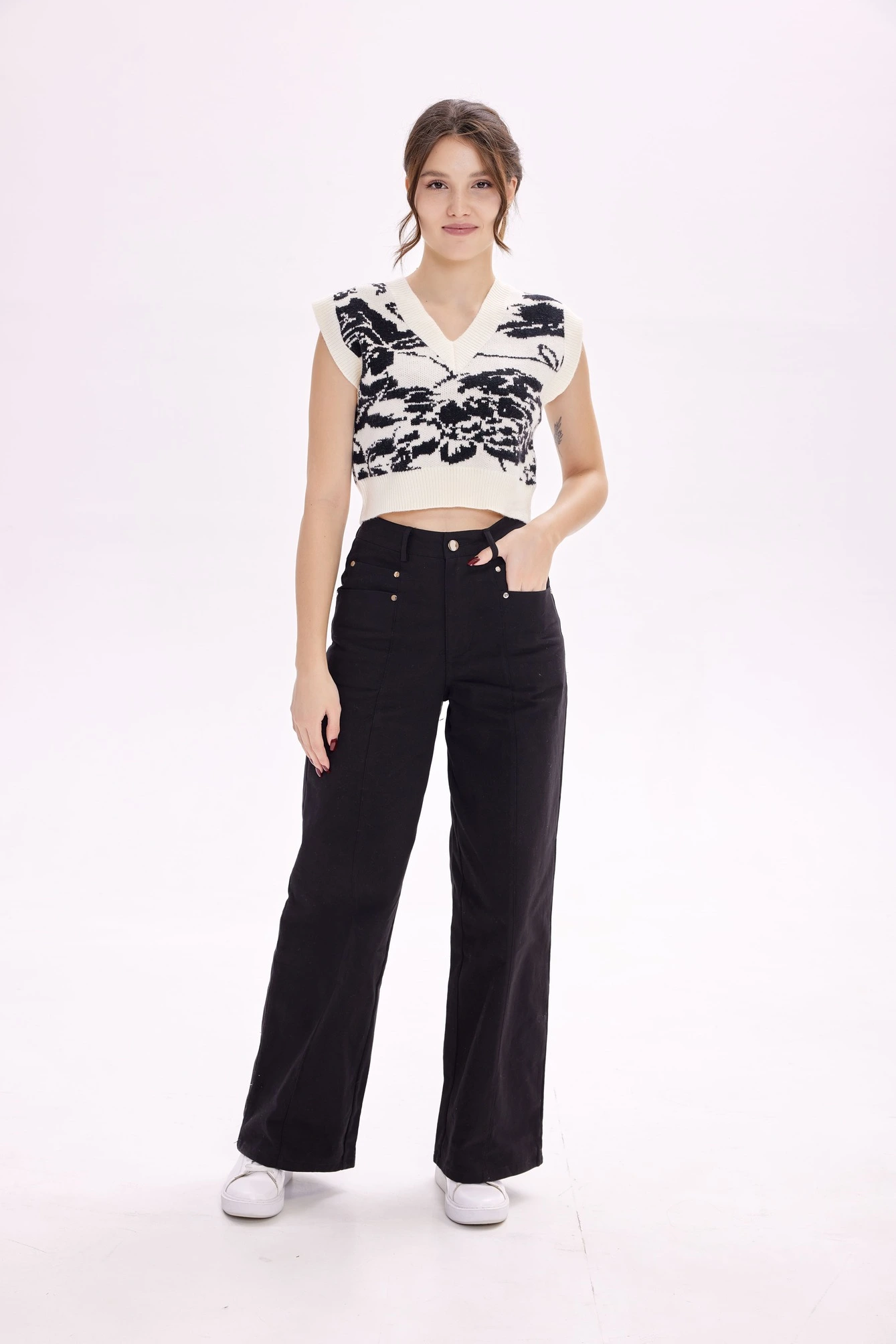 Брюки черный для женщин 39279-1 71