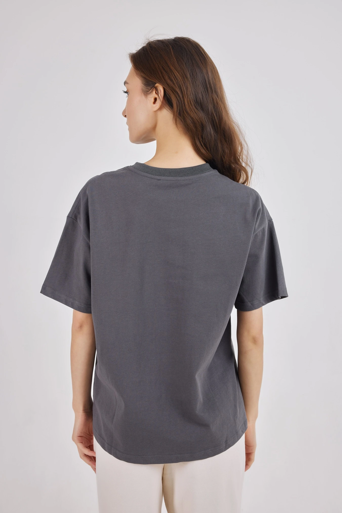 Футболка темно-серый для женщин 41285-12 67