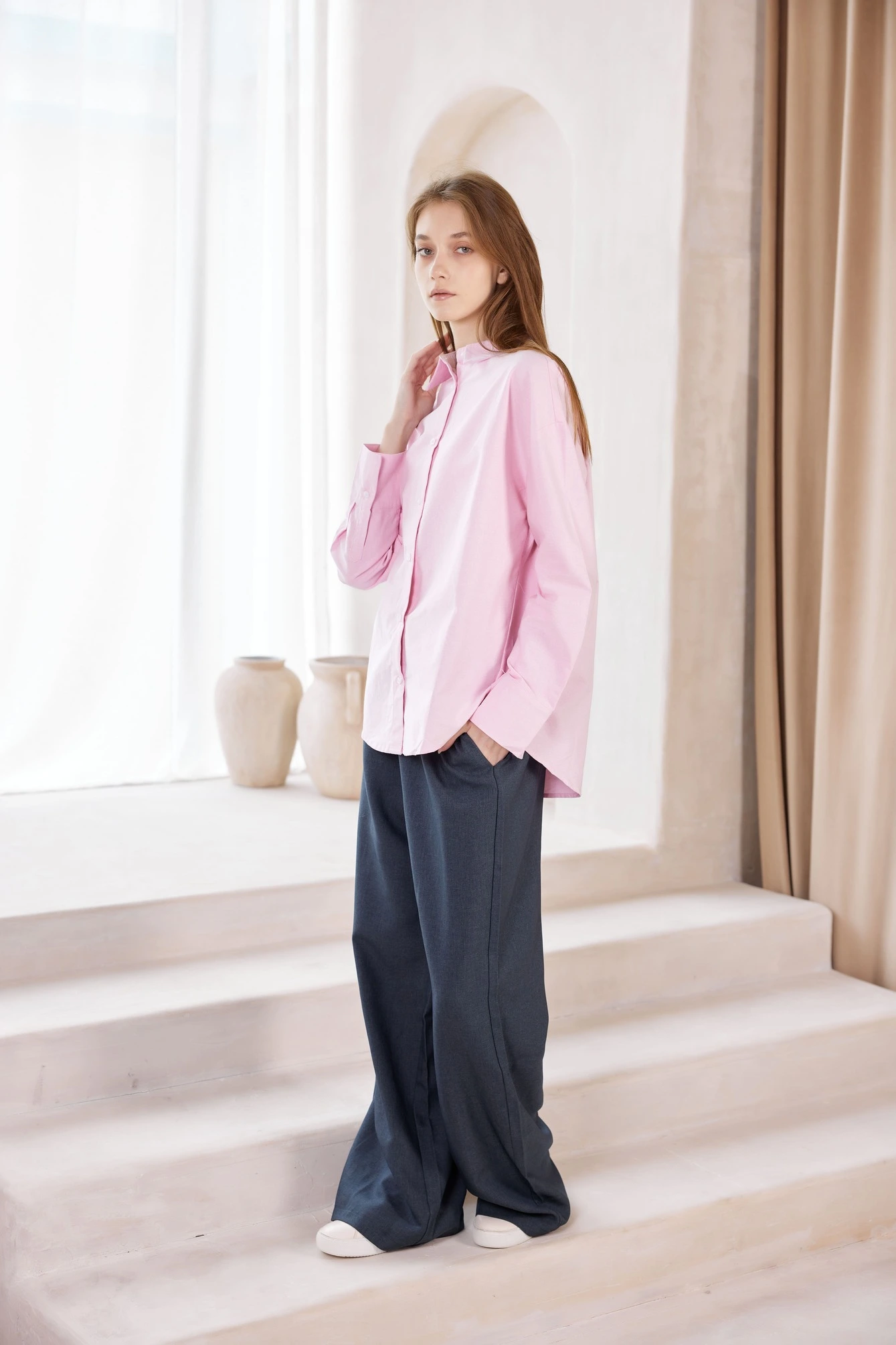 Брюки темно-синий для женщин 42272-18 71