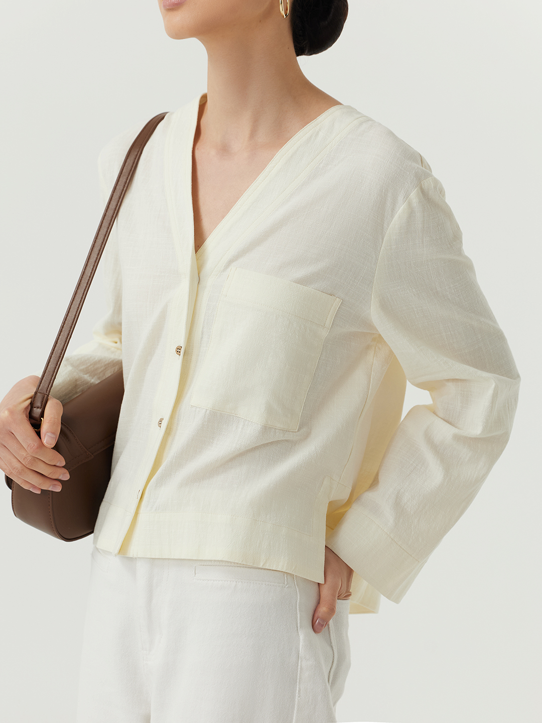 Блузка айвори для женщин 48239-234 28