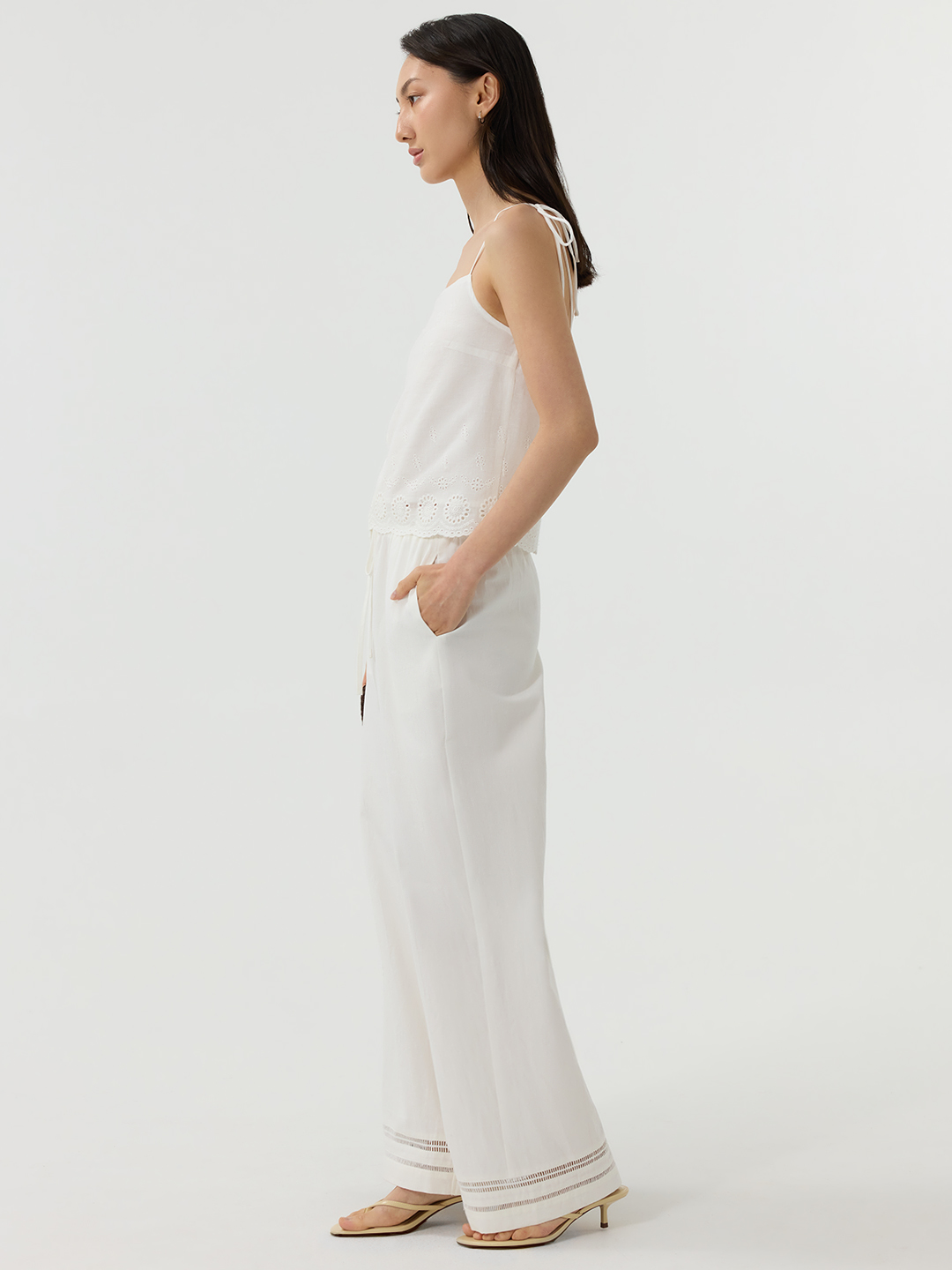 Топ белый для женщин 49131-4 46