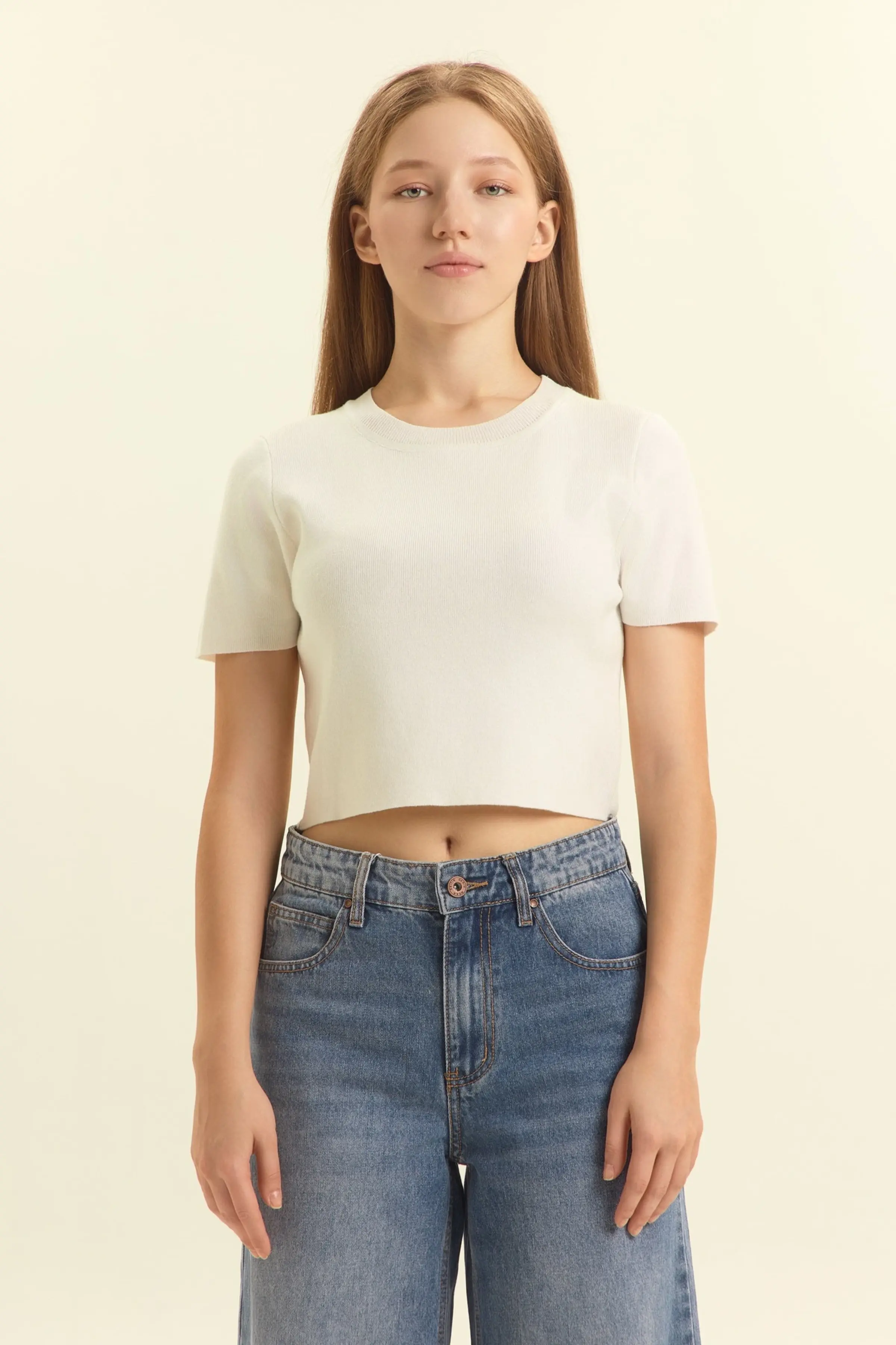 Джемпер белый для женщин 46342-4 60