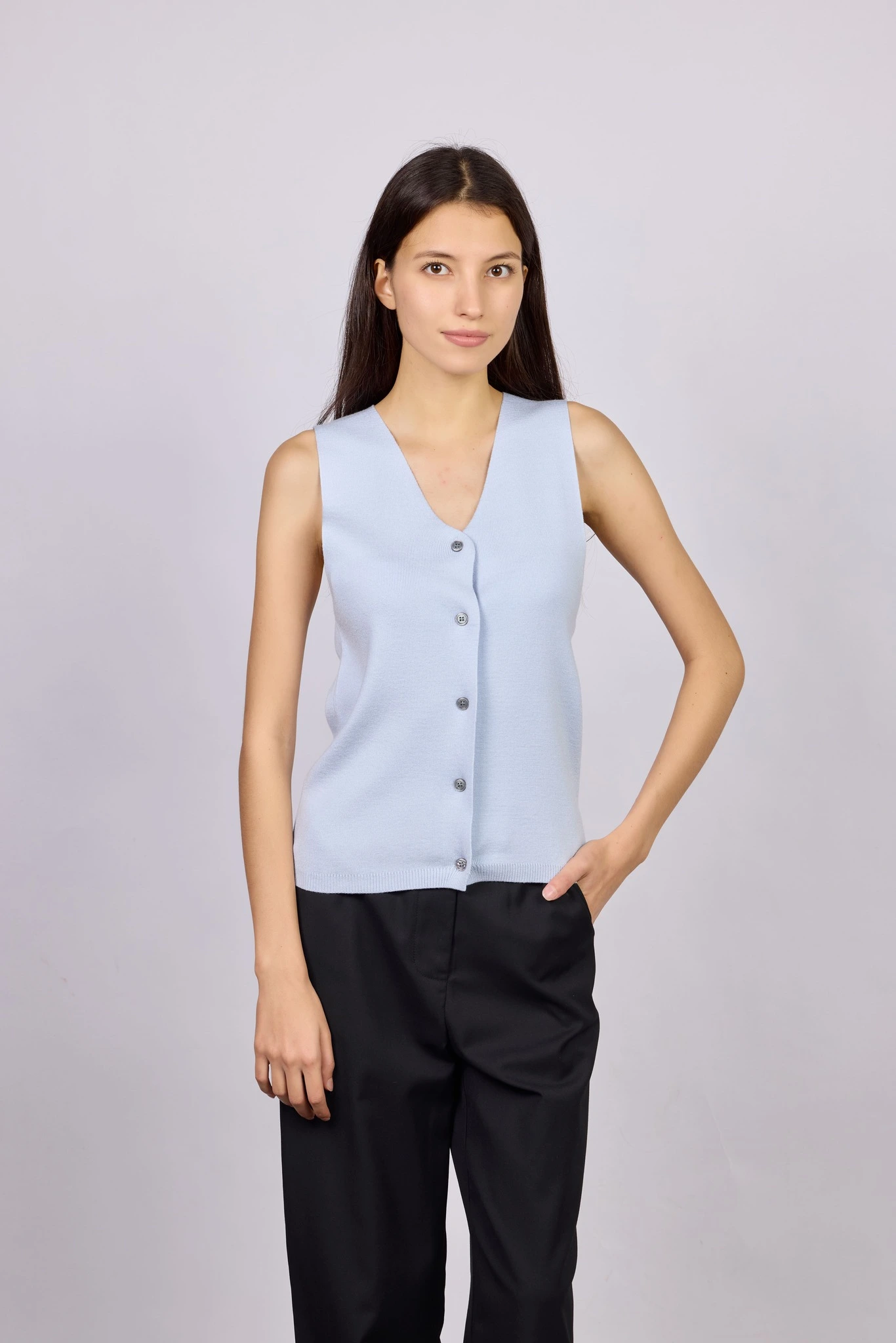 Жилетка синий для женщин 42267-65 68