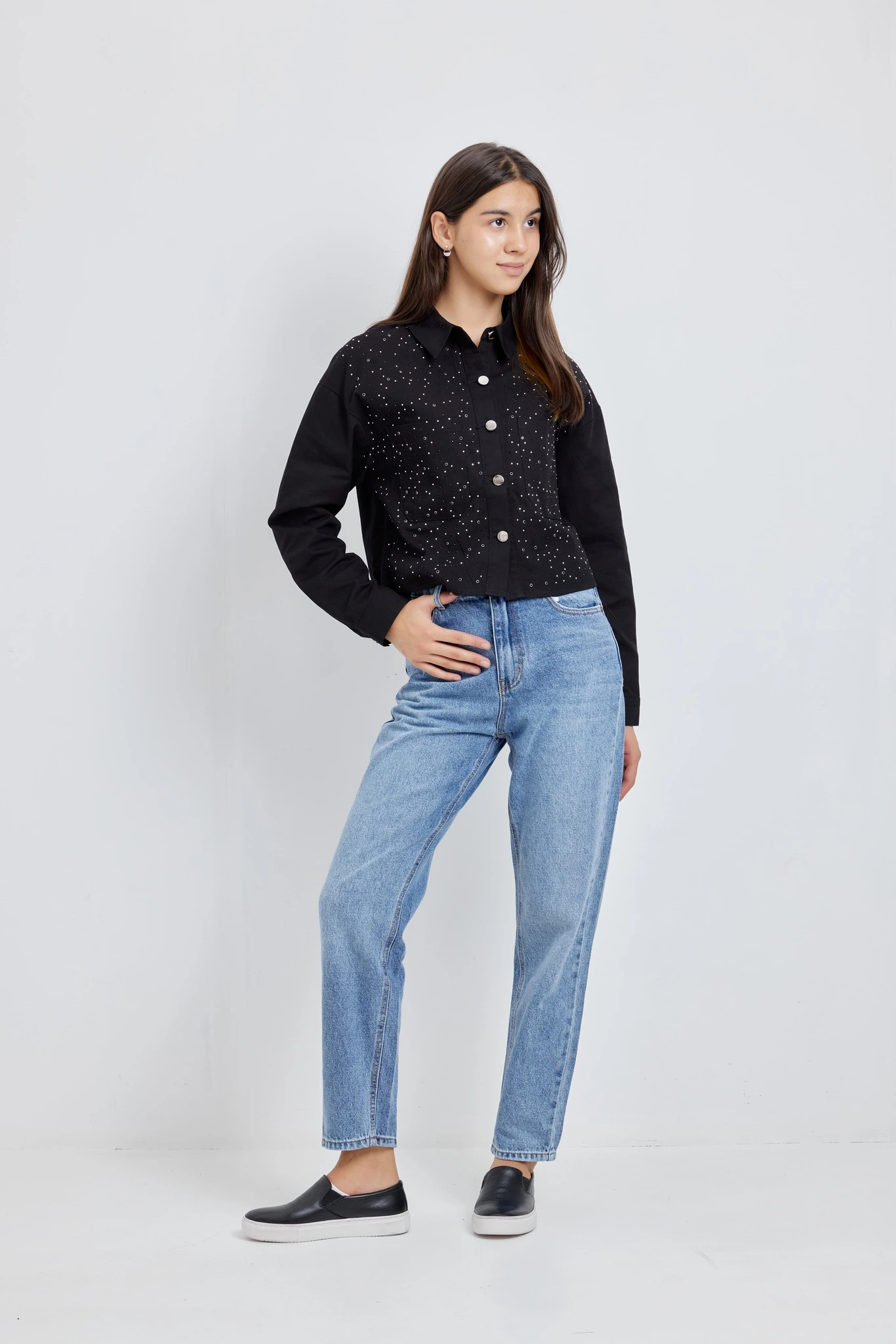 Рубашка черный для женщин 42162-1 66