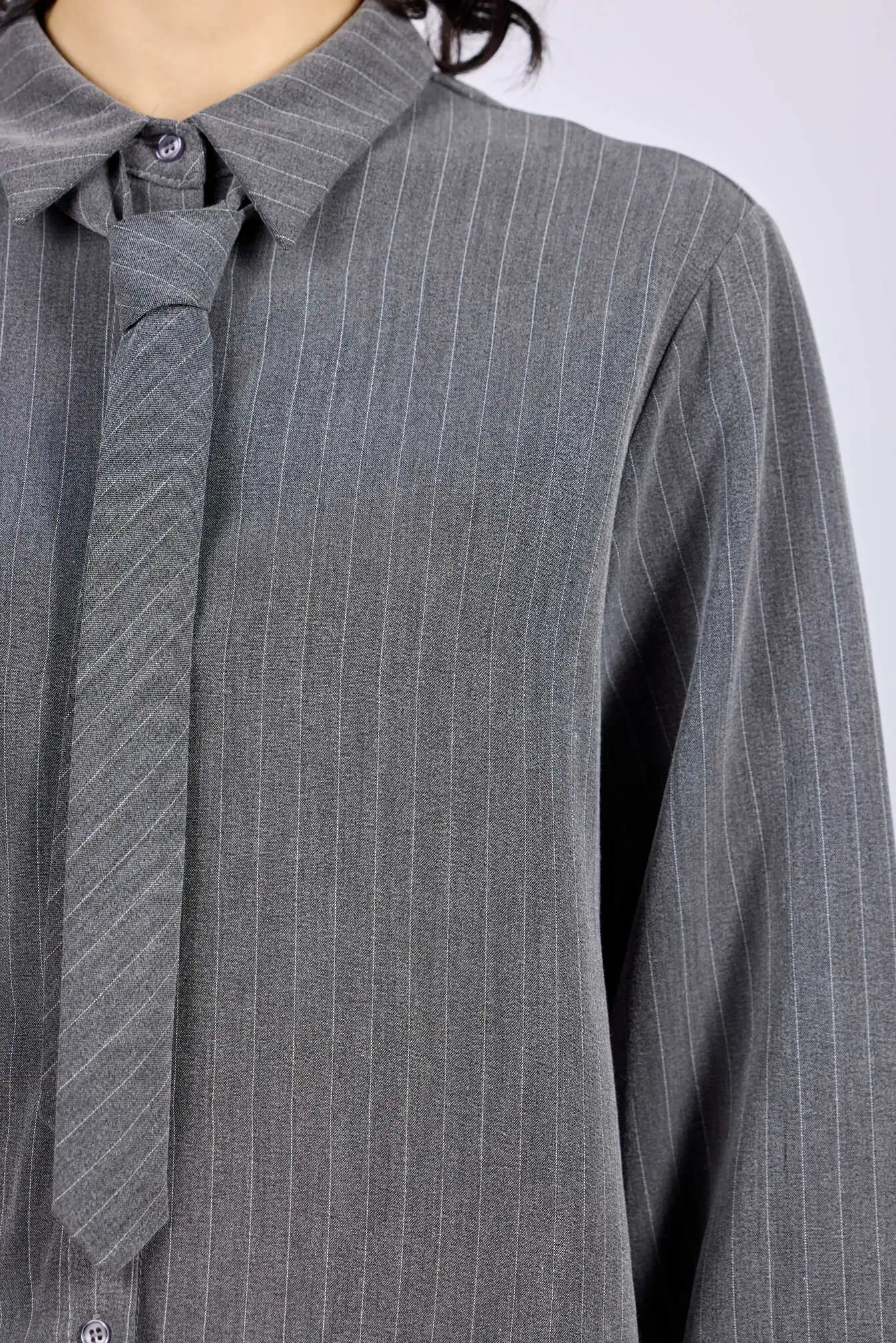 Рубашка серый для женщин 43218-61 66