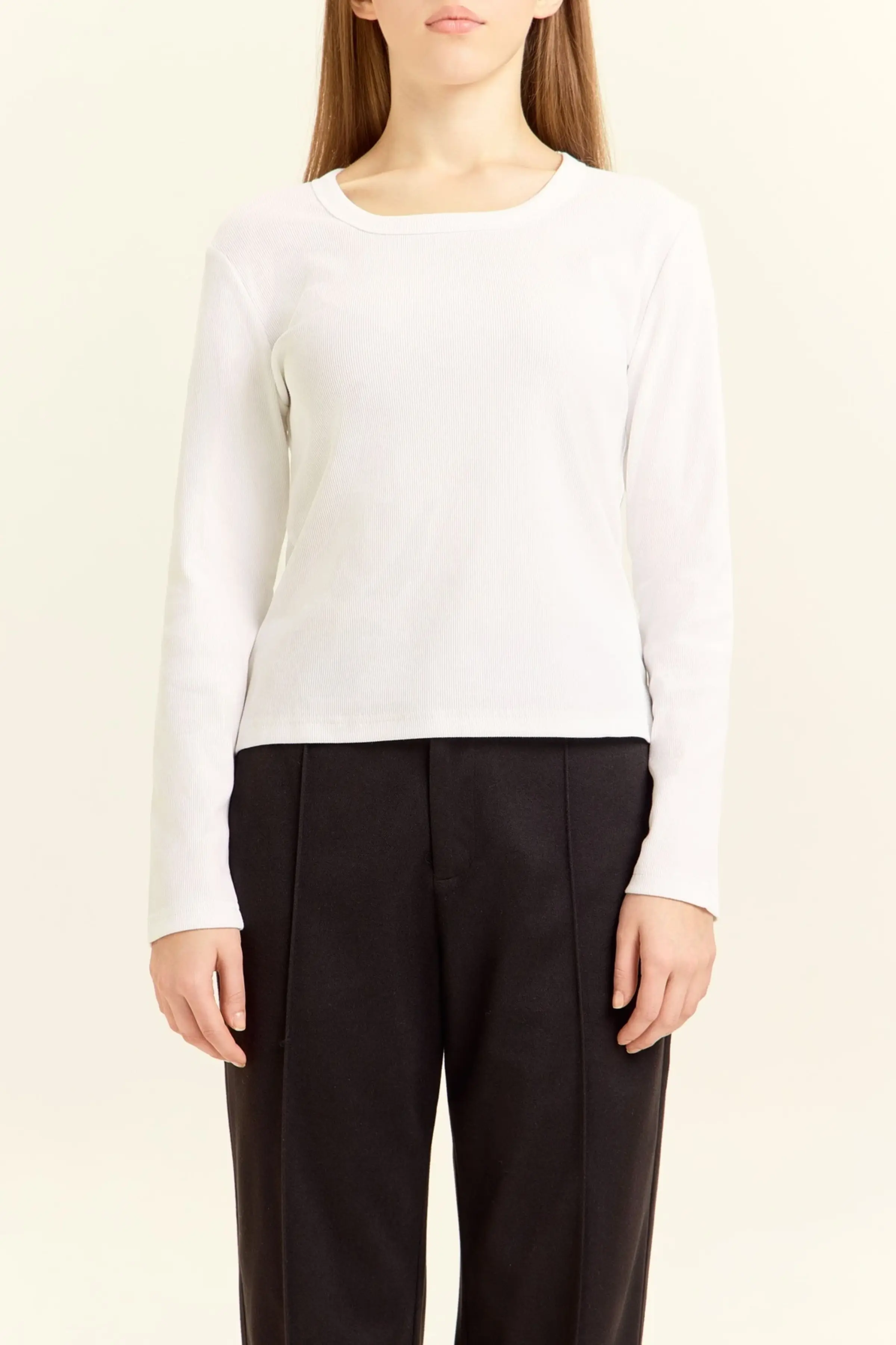 Лонгслив белый для женщин 47183-4 59