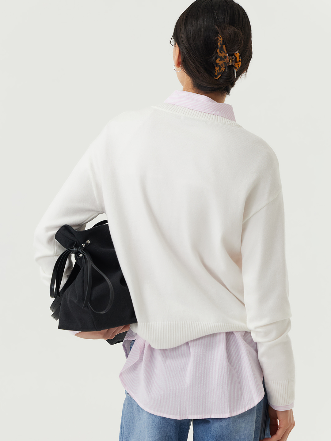 Джемпер белый для женщин 48103-4 60