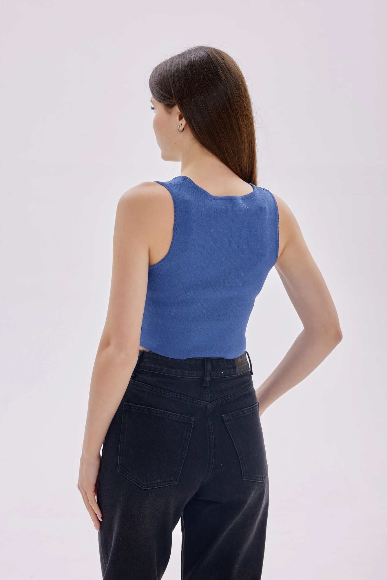 Топ синий для женщин 40147-65 46
