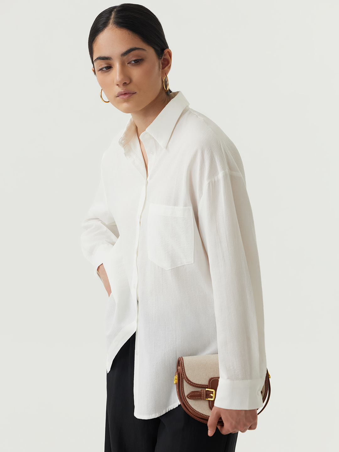 Рубашка белый для женщин 48145-4 66