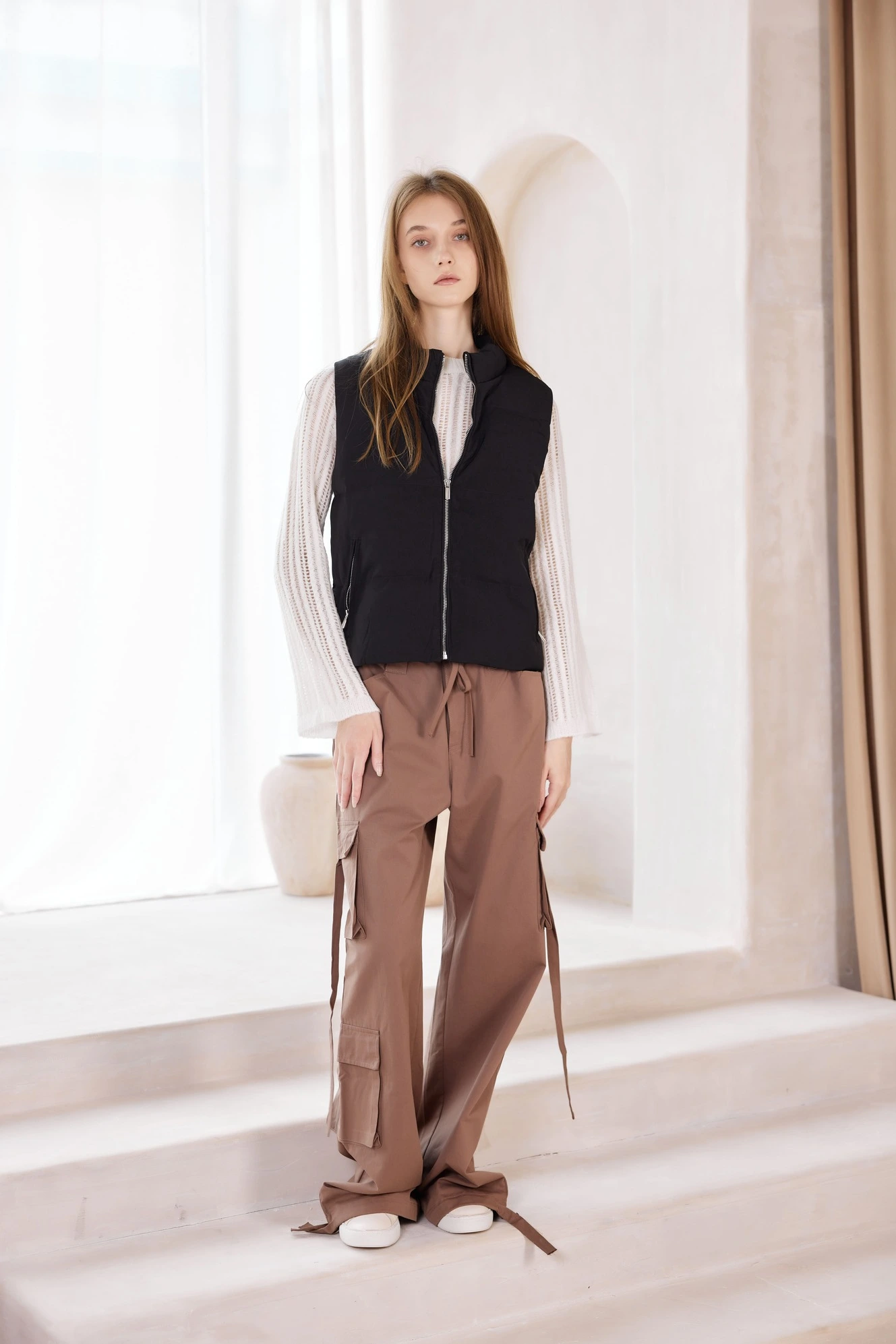 Жилетка черный для женщин 42291-1 58