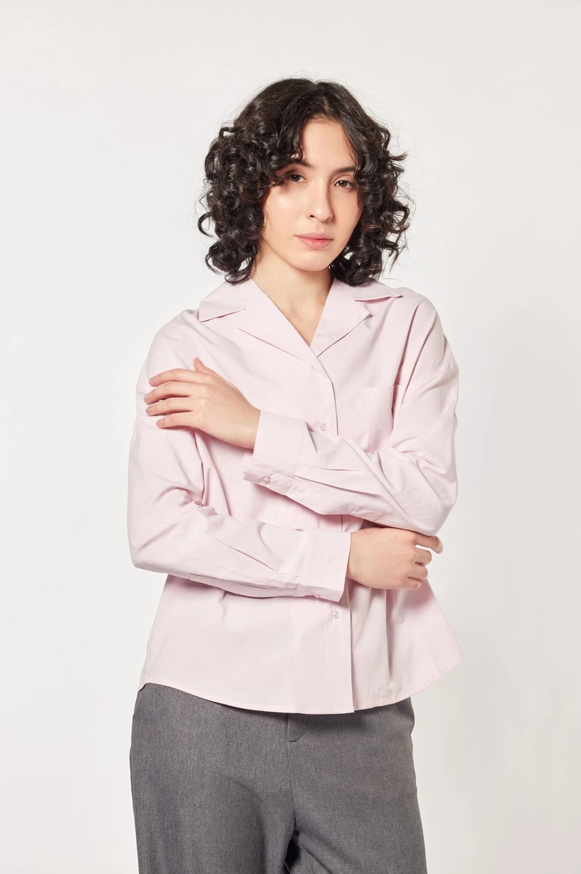Рубашка розовый для женщин 44242-17 66
