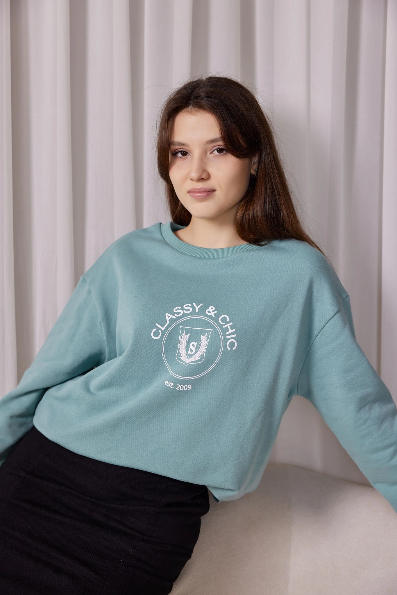 Толстовка зеленый для женщин 40113-34 55