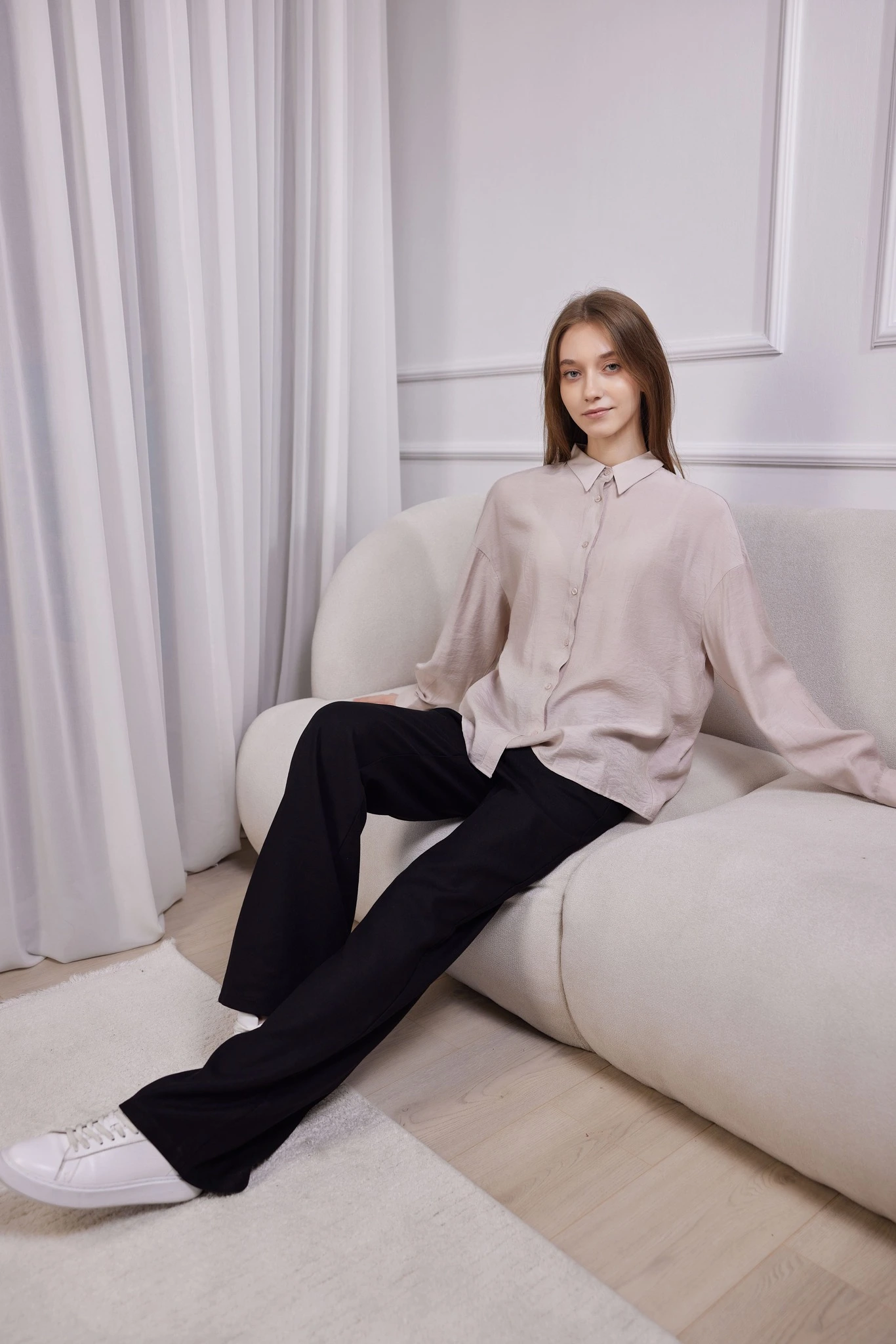 Рубашка бежевый для женщин 41244-15 66