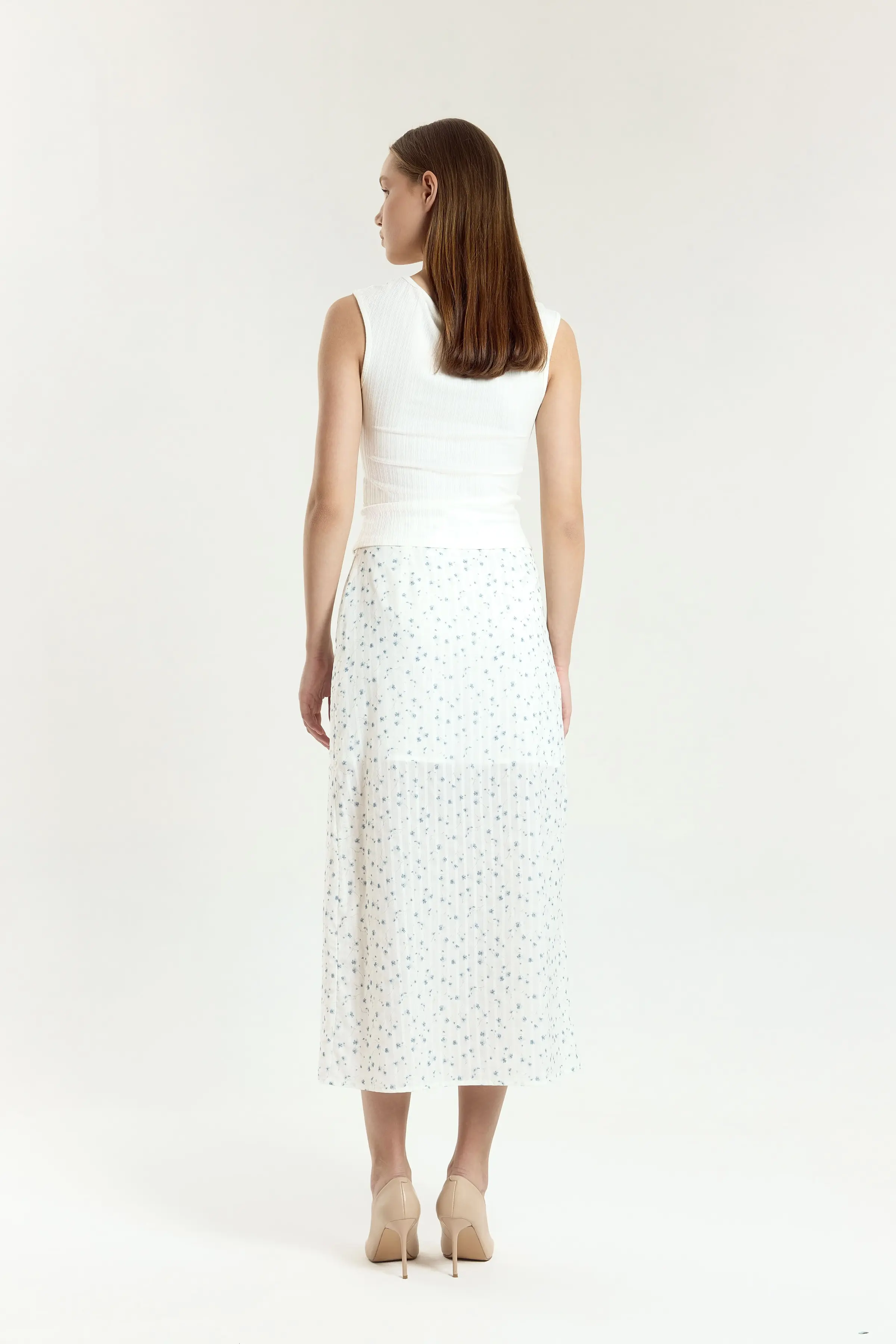 Юбка синий цветочек для женщин 45312-188 52