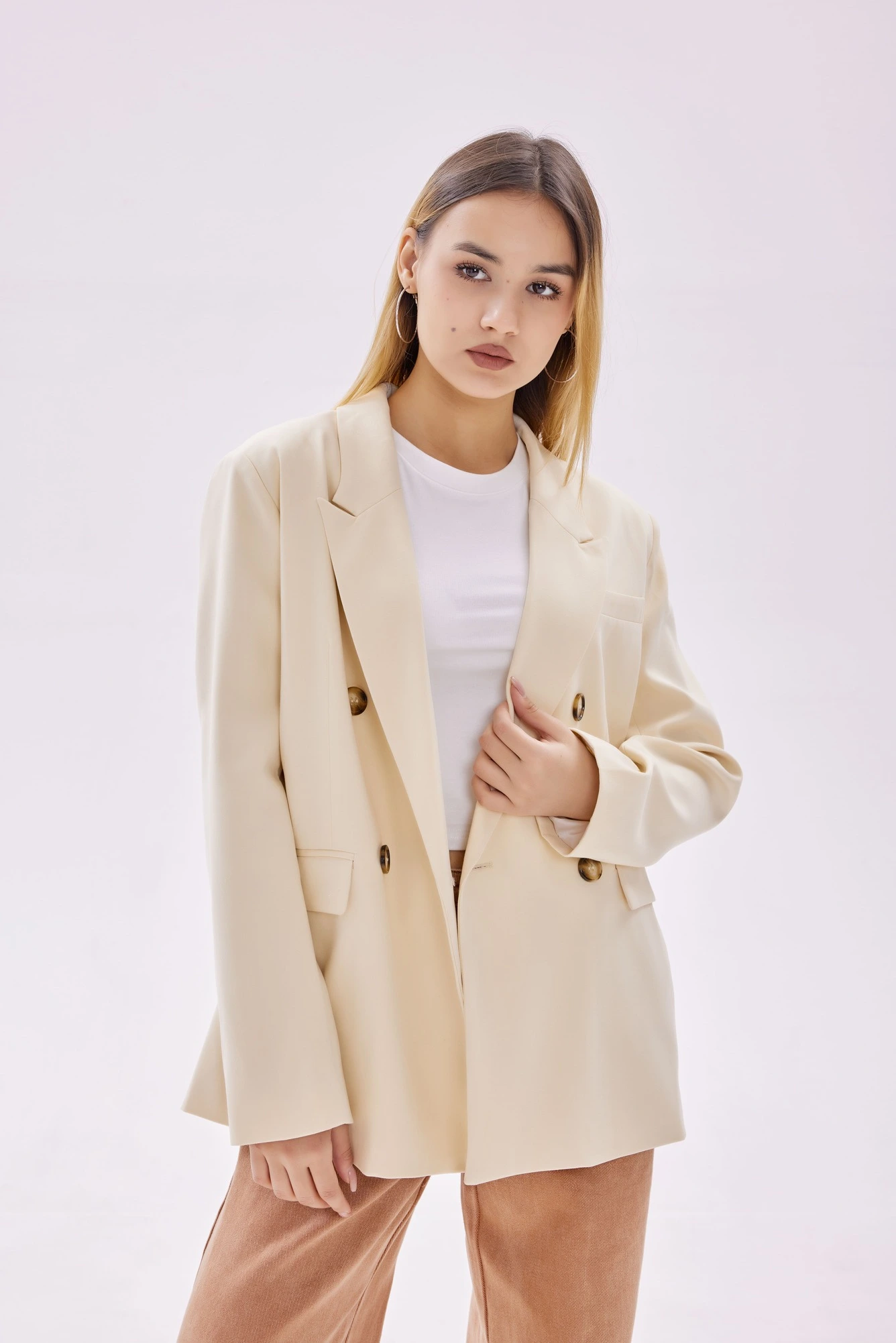 Жакет айвори для женщин 40223-234 64