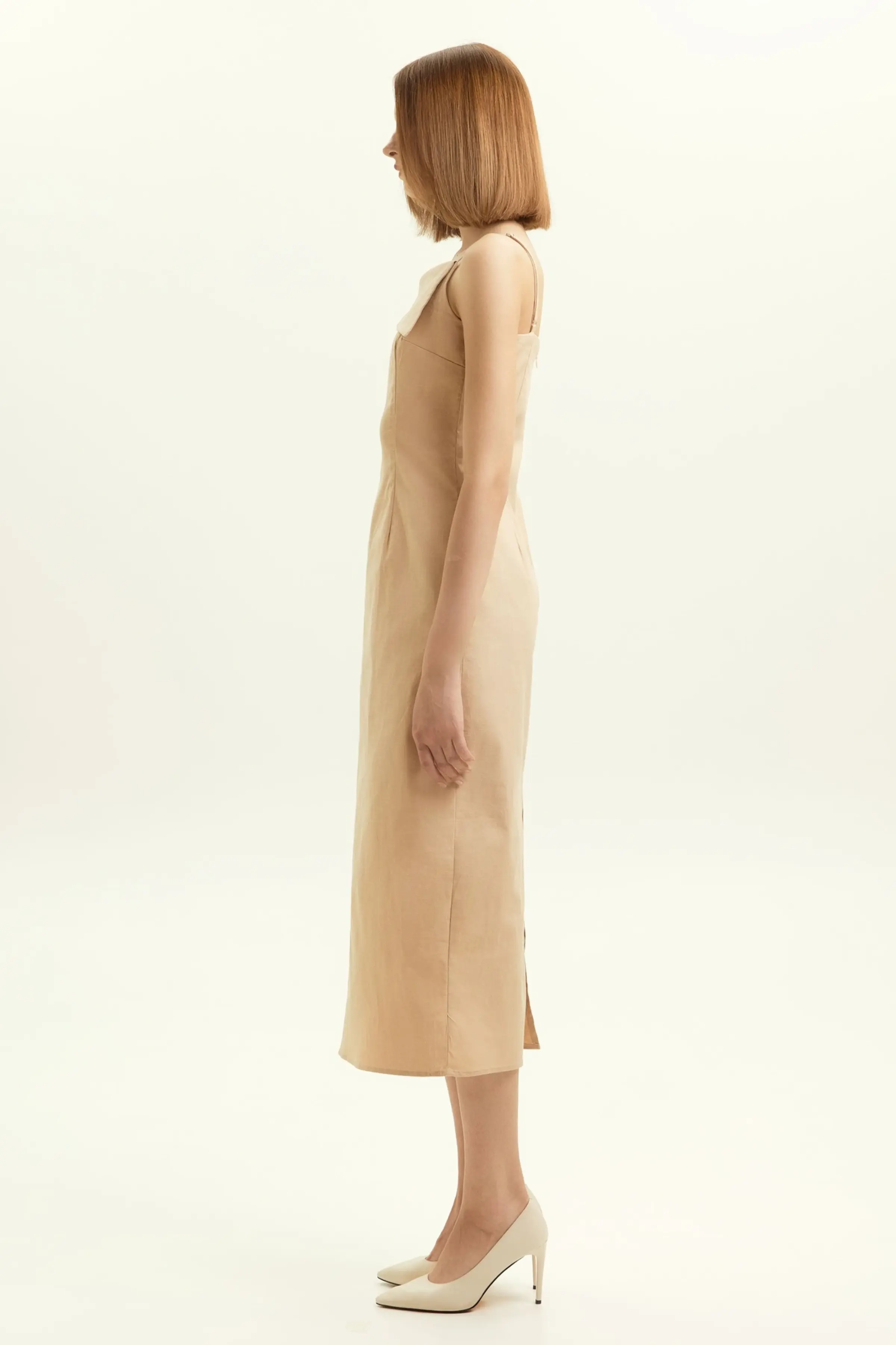 Сарафан бежевый для женщин 45157-15 48