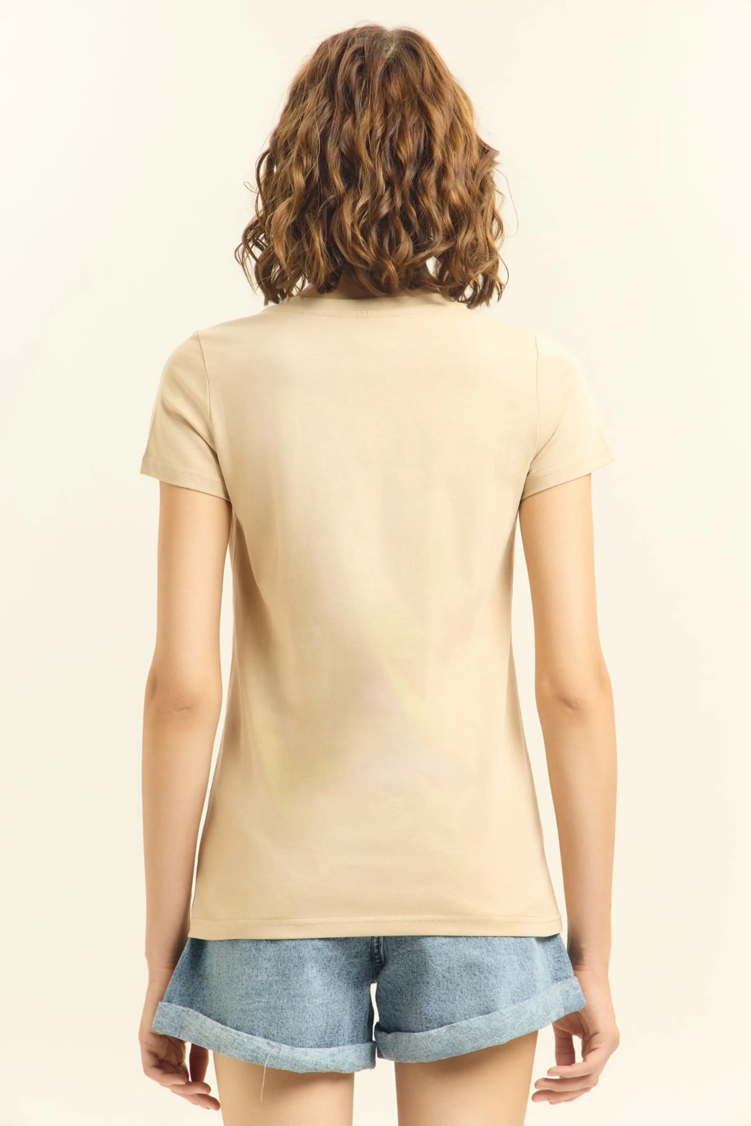 Футболка бежевый для женщин 45262-15 67