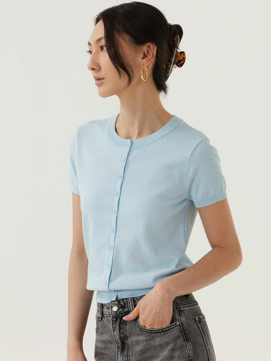 Кардиган синий для женщин 48121-65 50