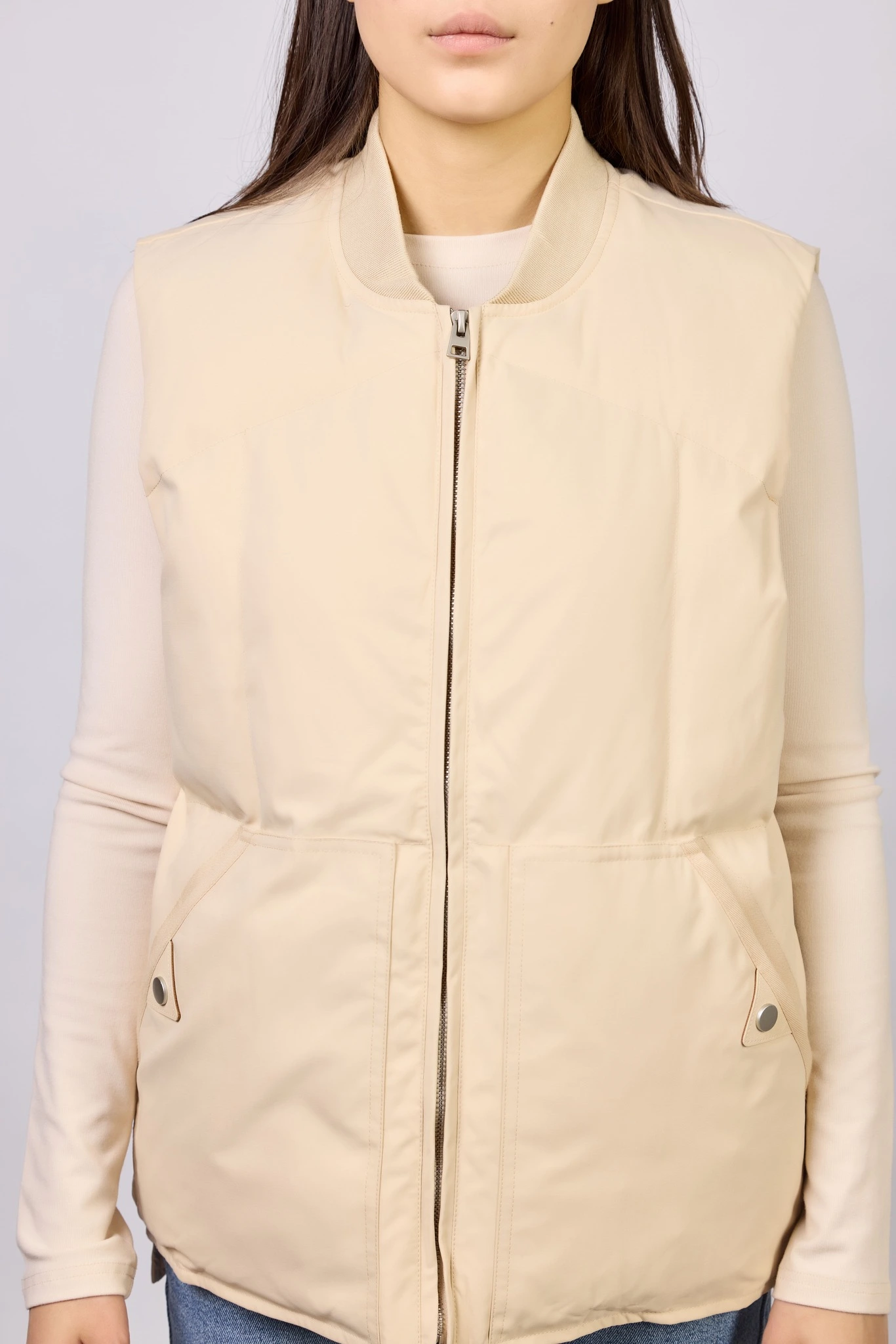 Жилетка бежевый для женщин 42290-15 58