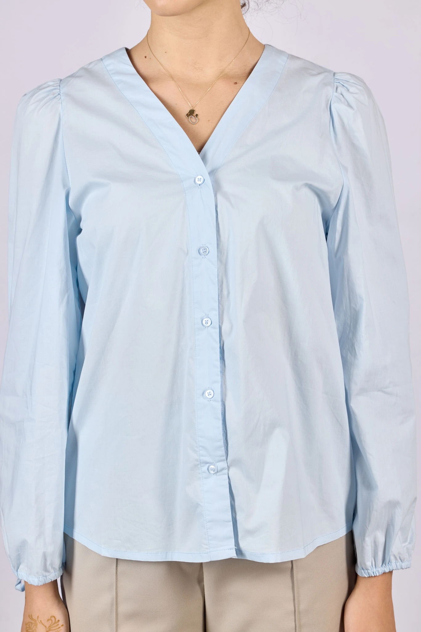 Блузка голубой для женщин 44129-10 28