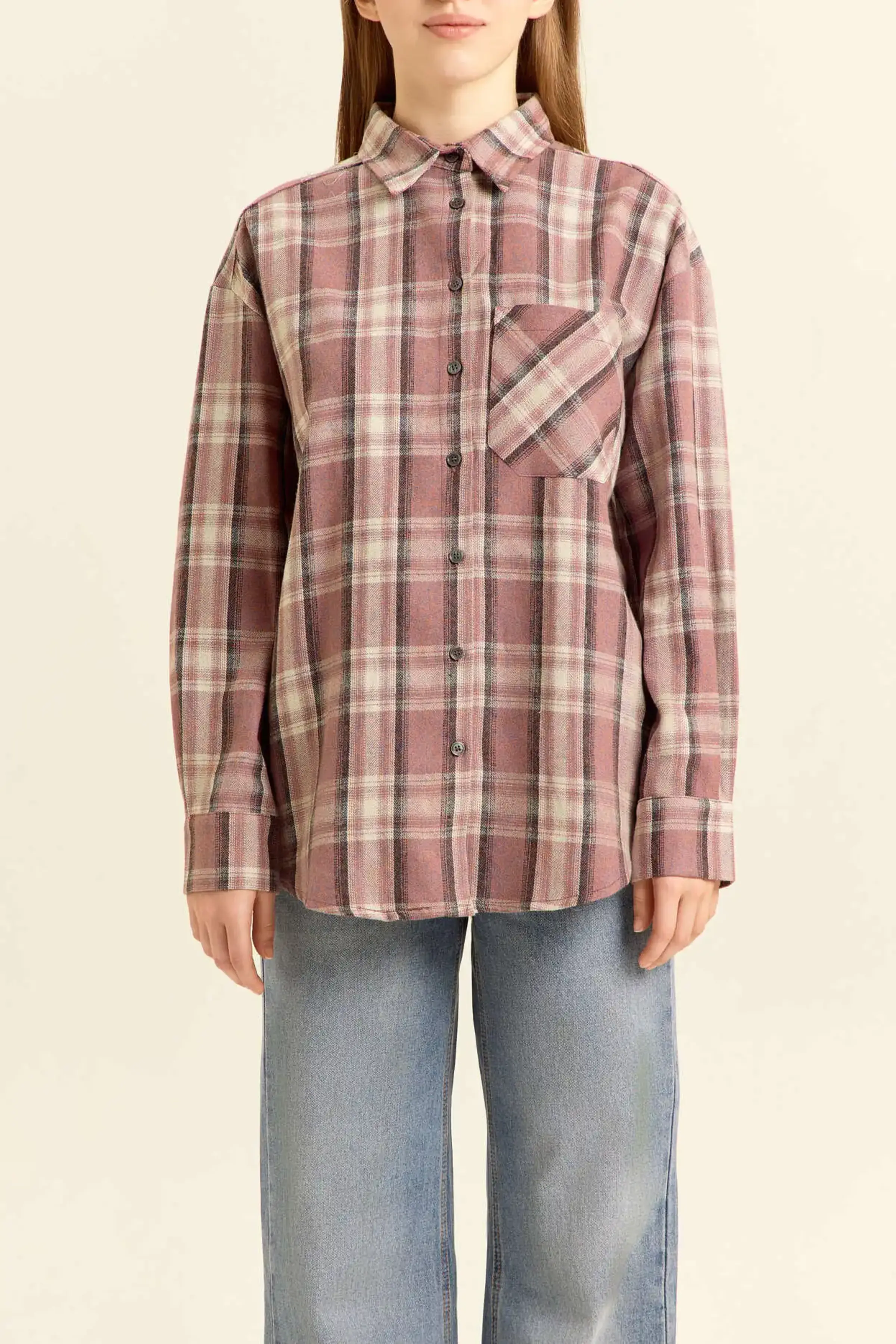 Рубашка розовый для женщин 46309-17 66