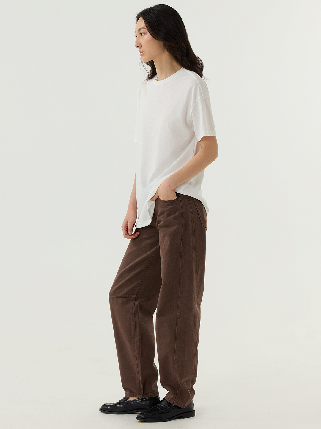 Джинсы коричневый для женщин 48142-13 74