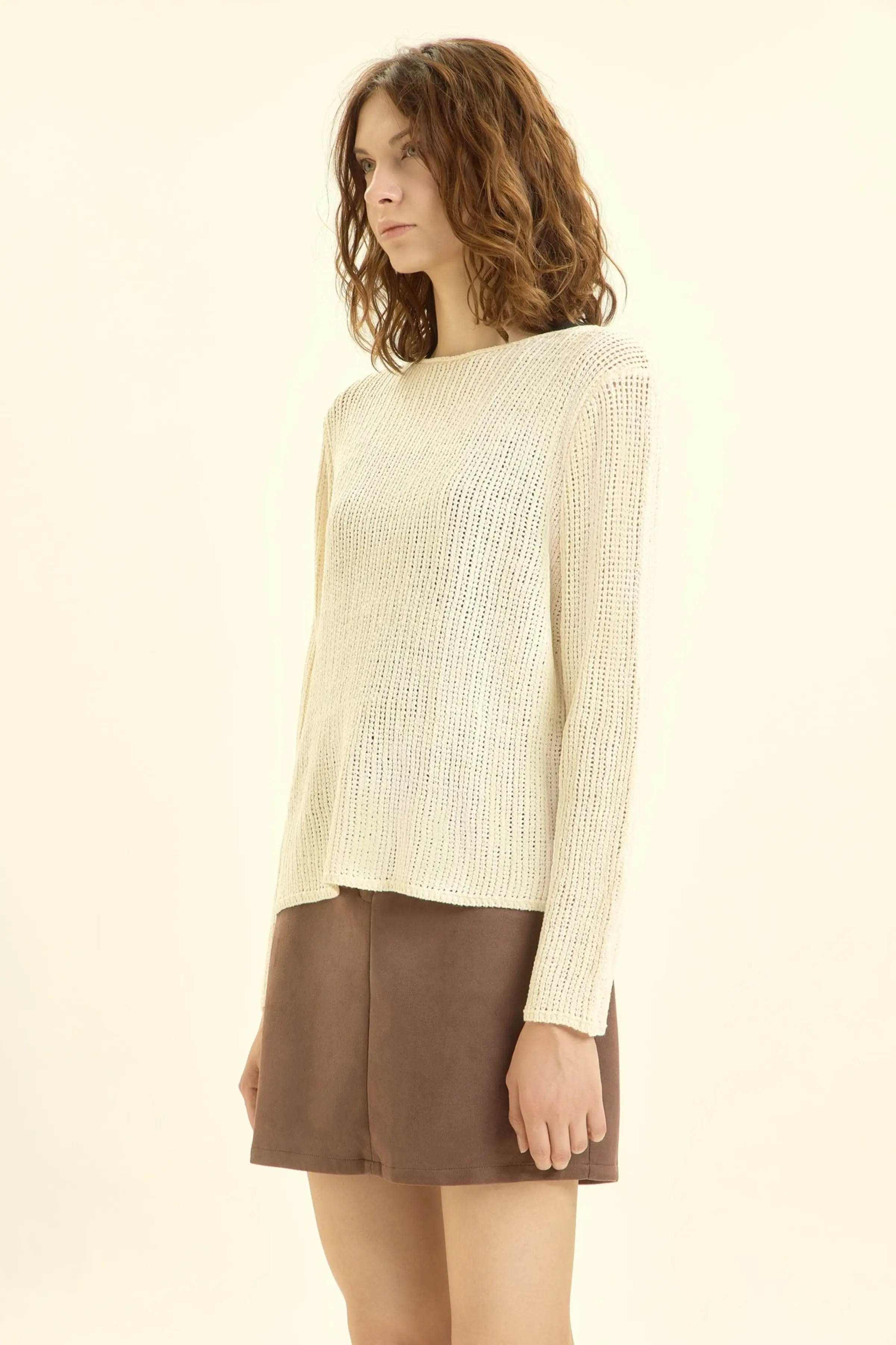 Джемпер бежевый для женщин 46191-15 60