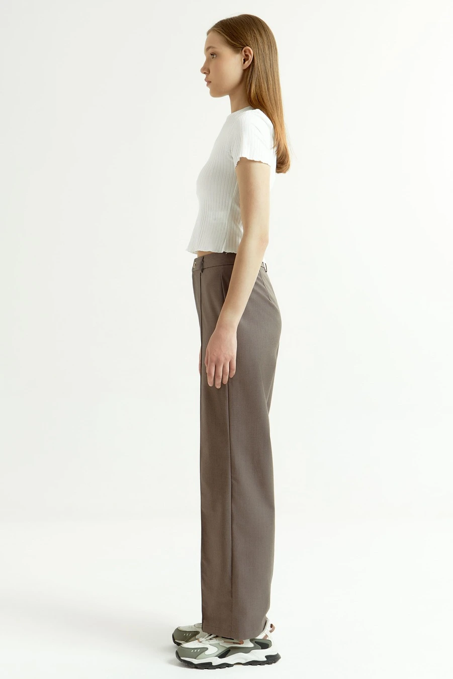 Брюки коричневый для женщин 44295-13 71