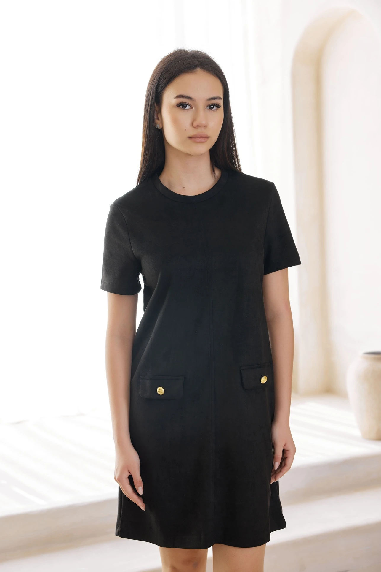 Платье черный для женщин 42280-1 54