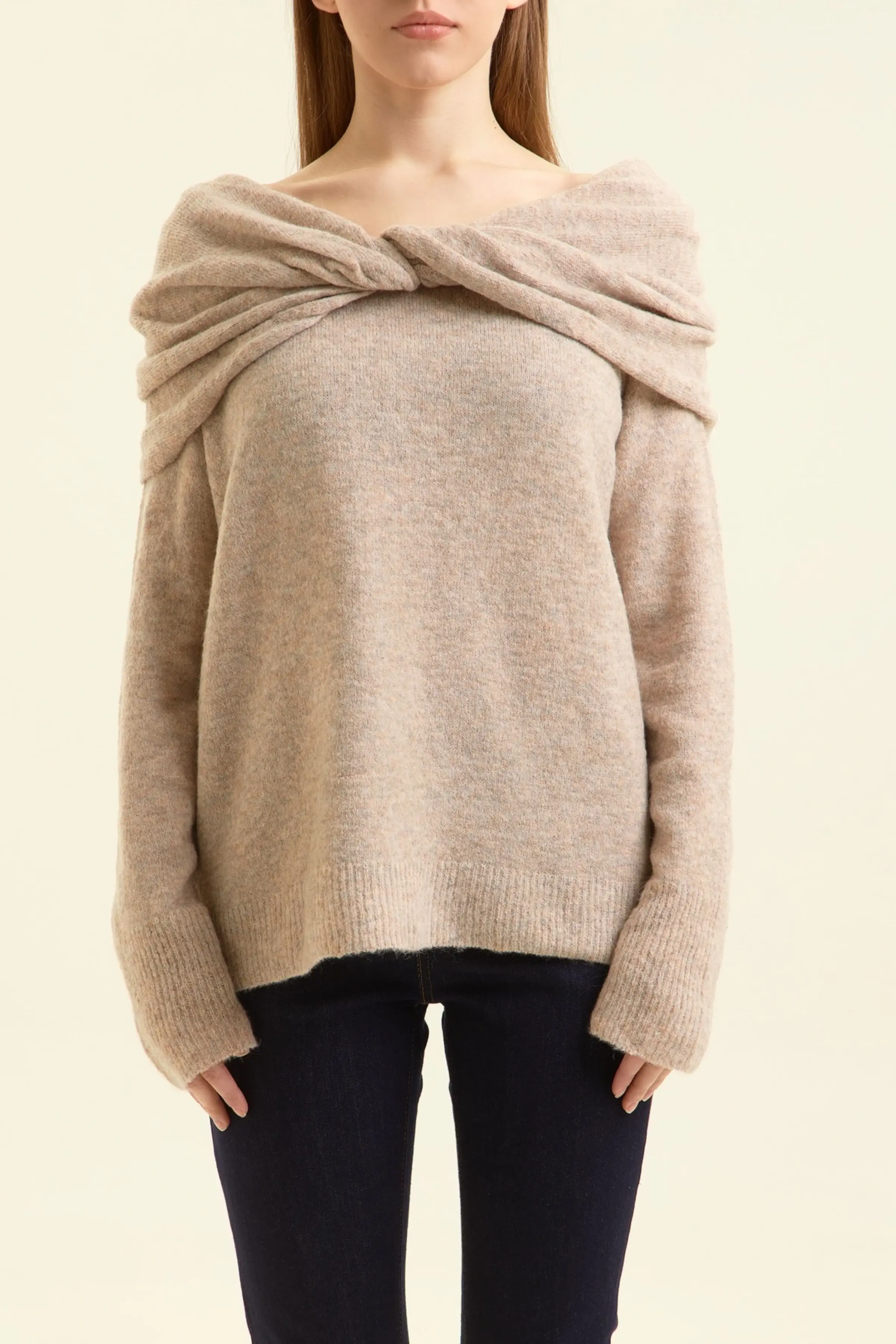 Свитер коричневый для женщин 47200-13 65