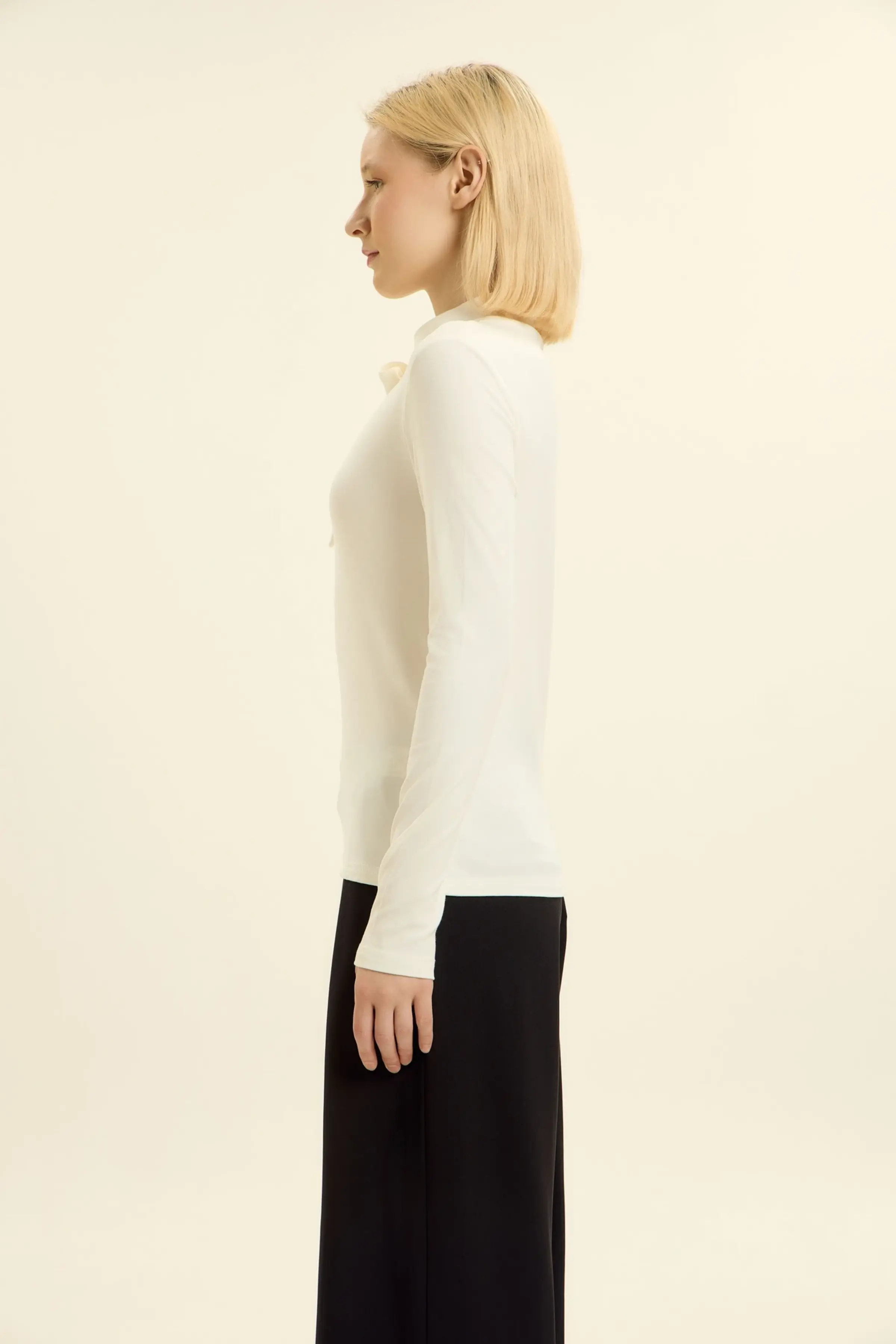 Лонгслив белый для женщин 46220-4 59